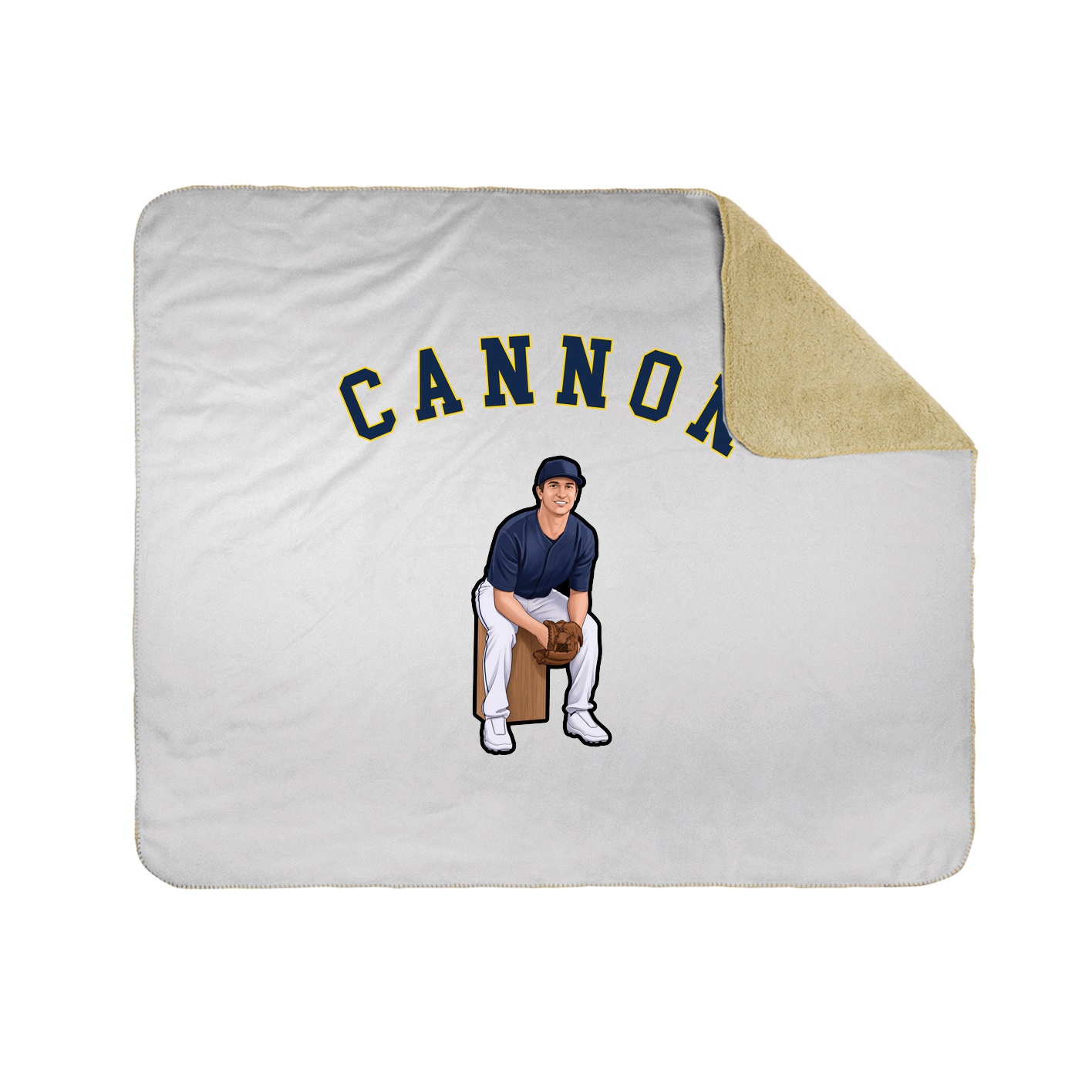 Throw Blanket — Shirsey Arch in White