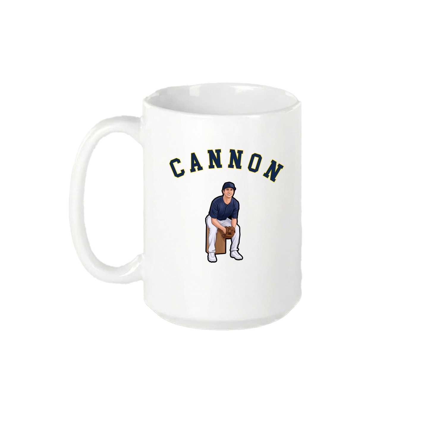 15oz Coffee Mug — Shirsey Arch in White