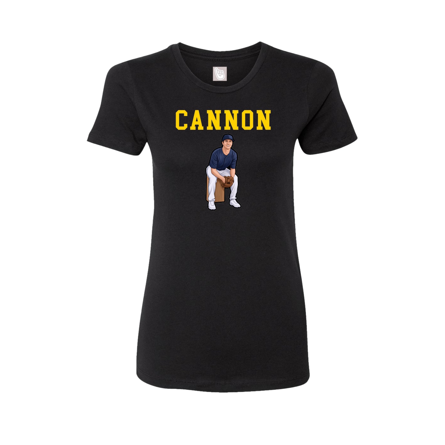 Fitted Women's Tee — Shirsey in Black