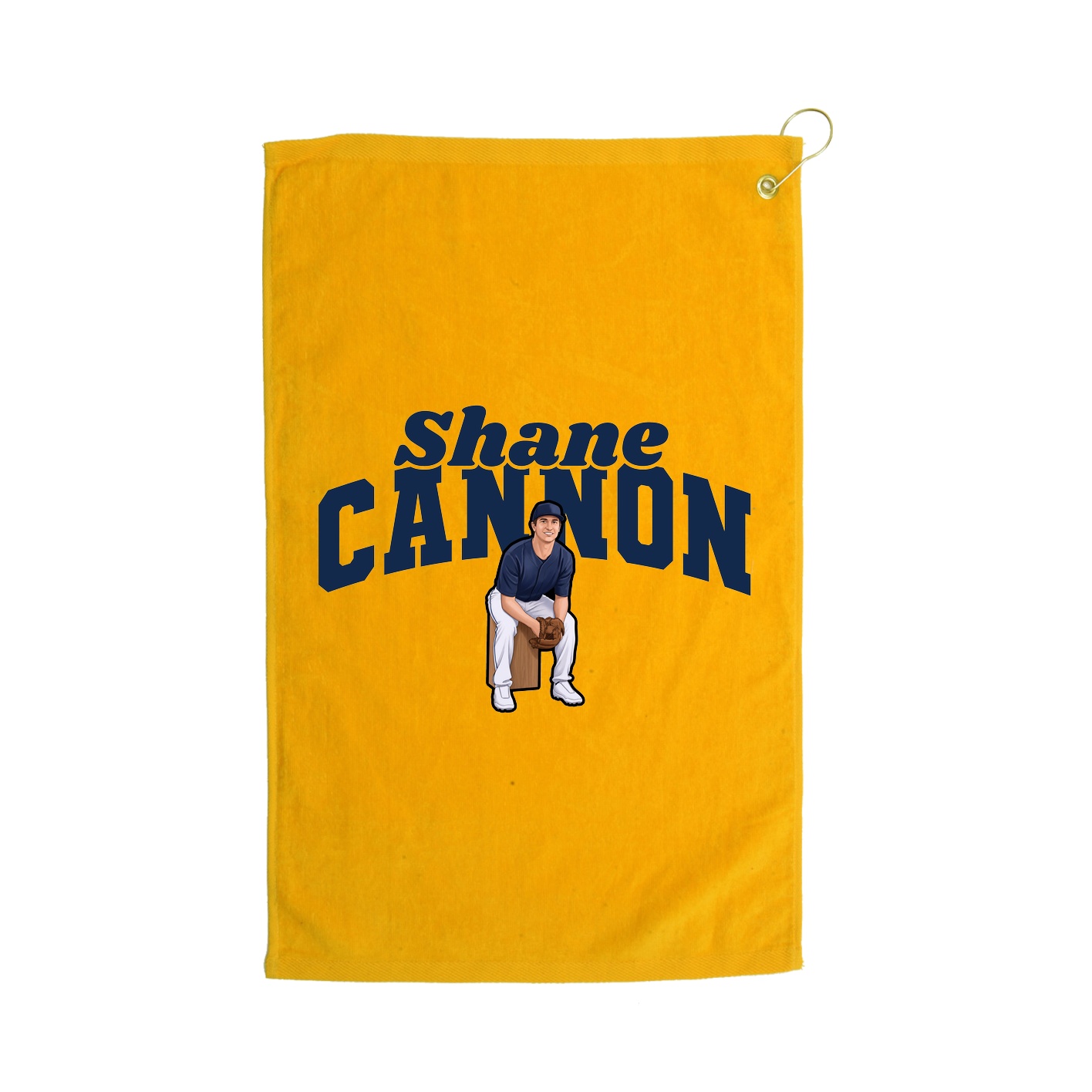 Golf Towel — Signature Arch in Gold