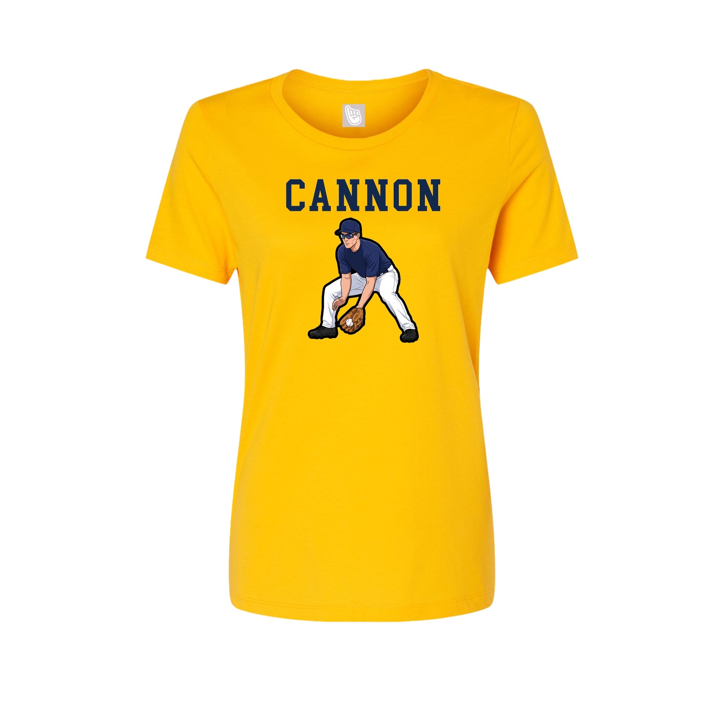 Fitted Women's Tee — Shirsey in Gold