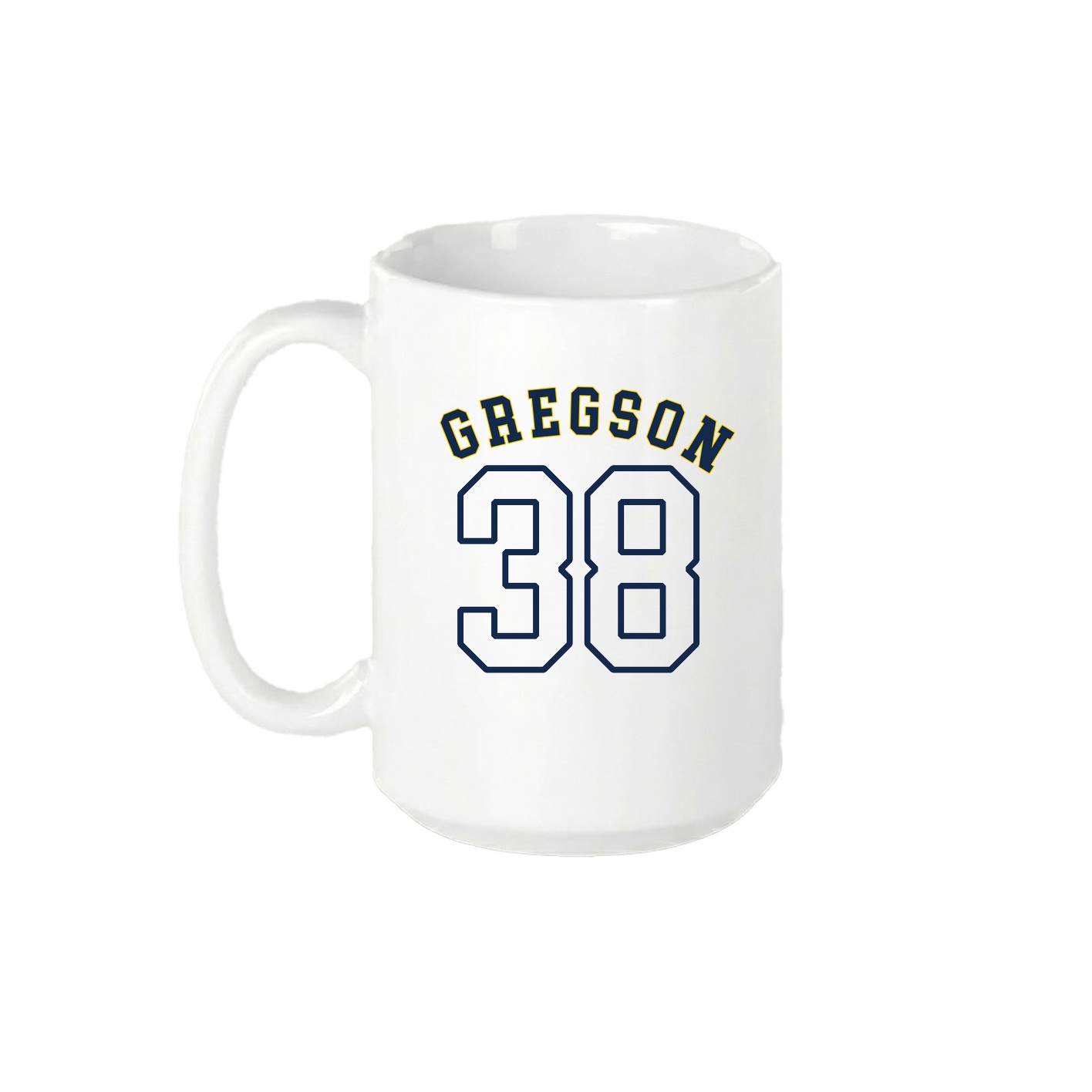 15oz Coffee Mug — Shirsey Arch in White