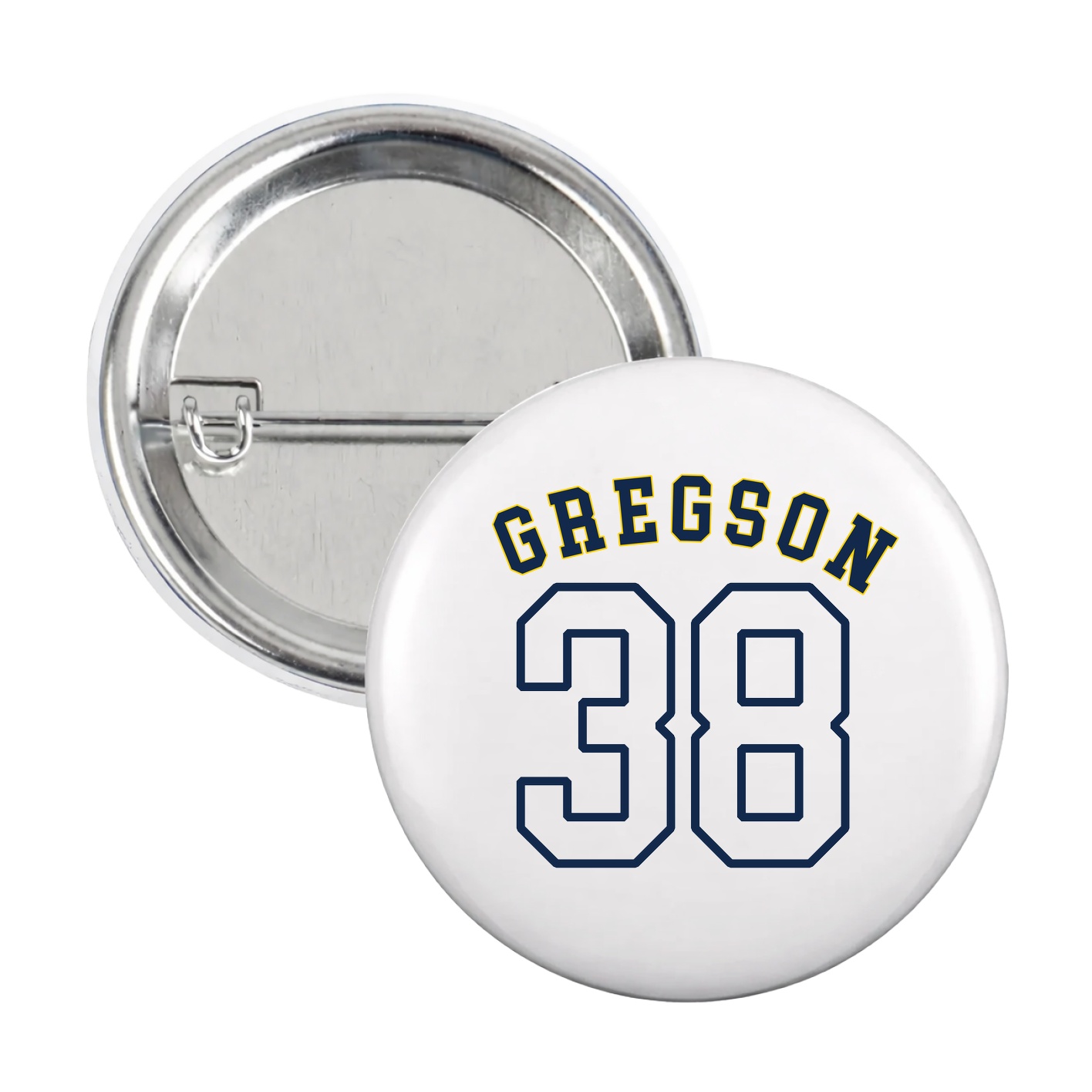 Game Day Button — Shirsey Arch in White