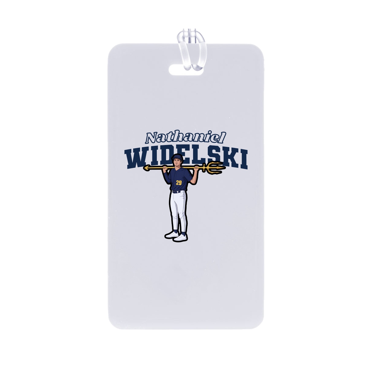 Bag Tag — Name Arch in Classic