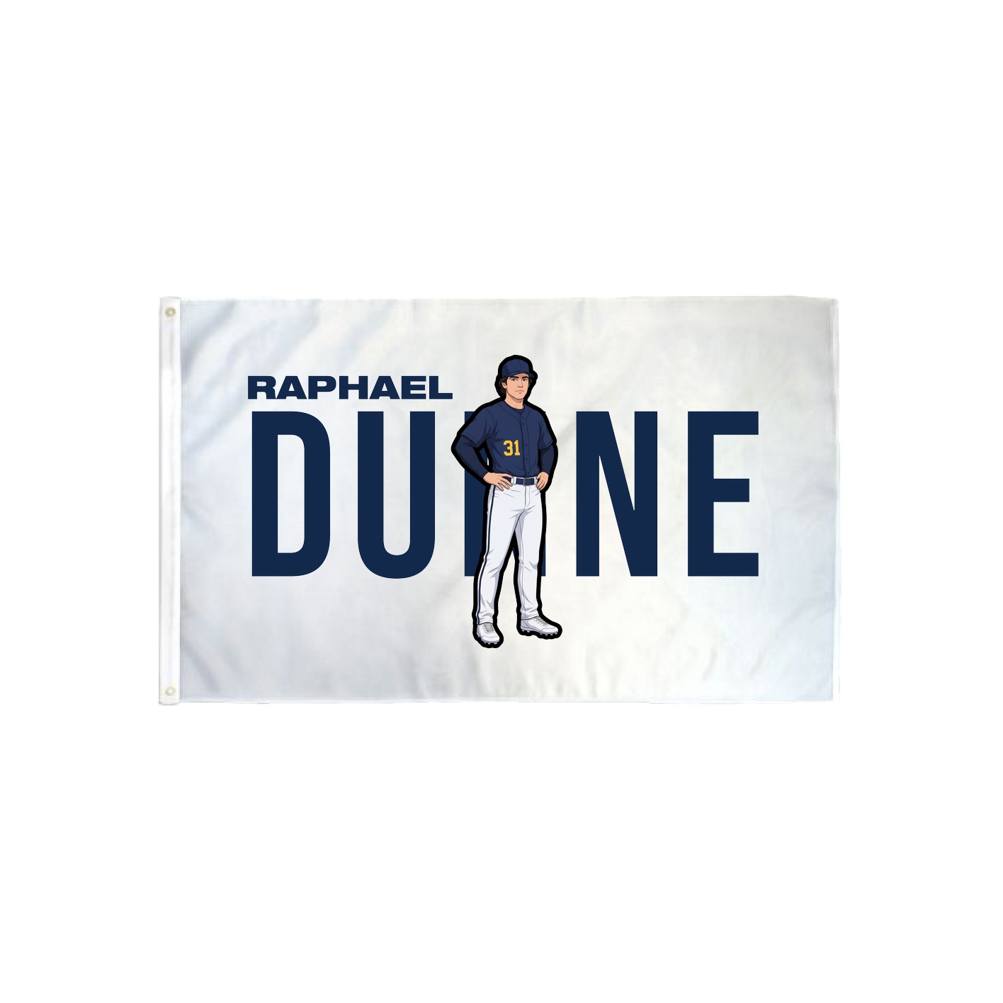 3x5 Flag — Player Name in Classic