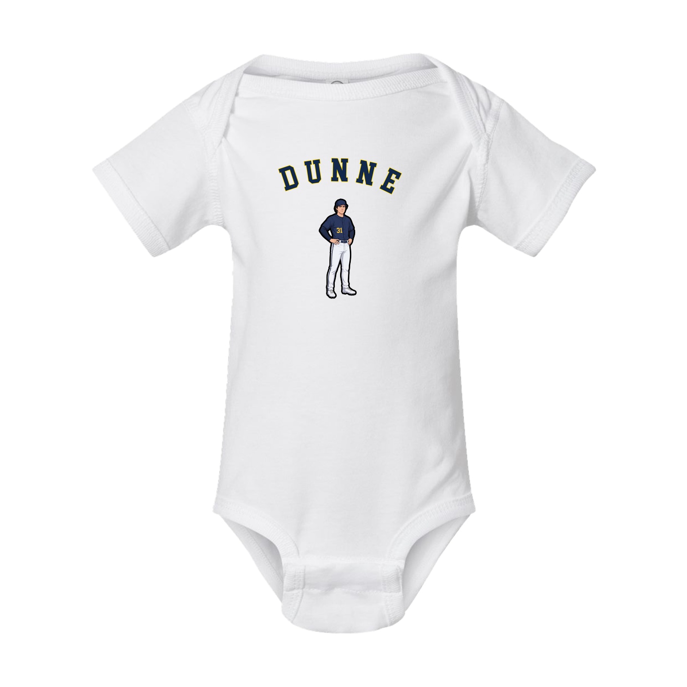 Baby Onesie — Shirsey Arch in White