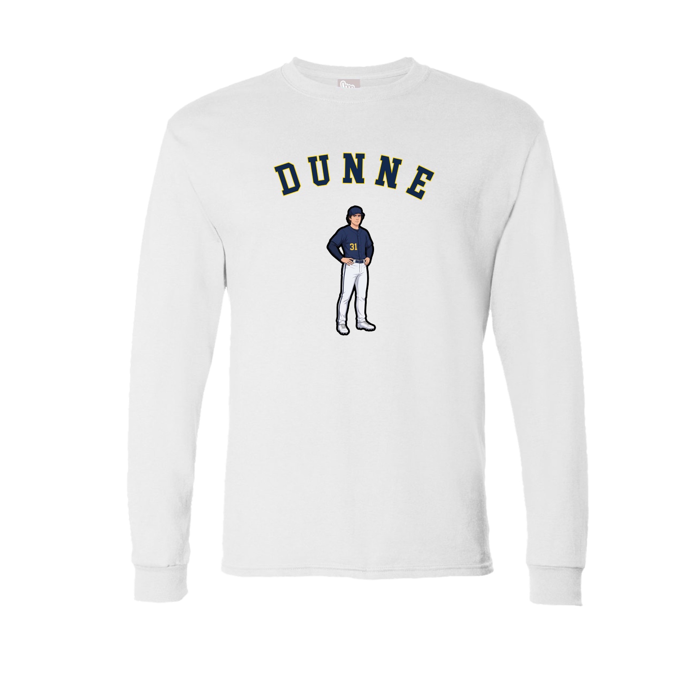 Long Sleeve Tee — Shirsey Arch in White