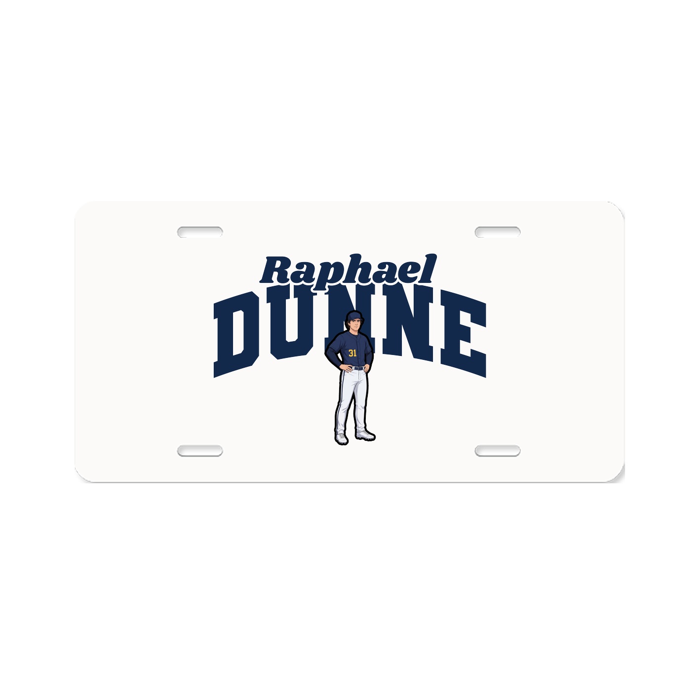 License Plate — Signature Arch in Classic