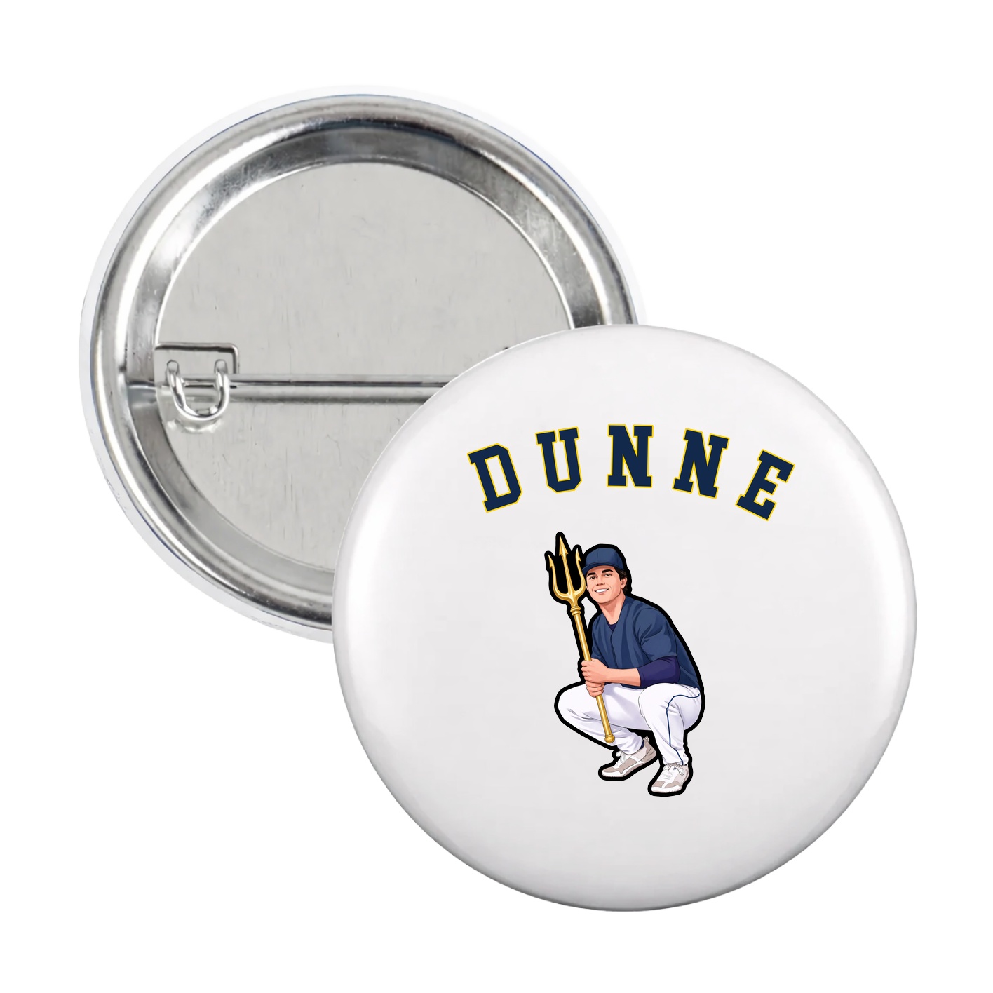 Game Day Button — Shirsey Arch in White