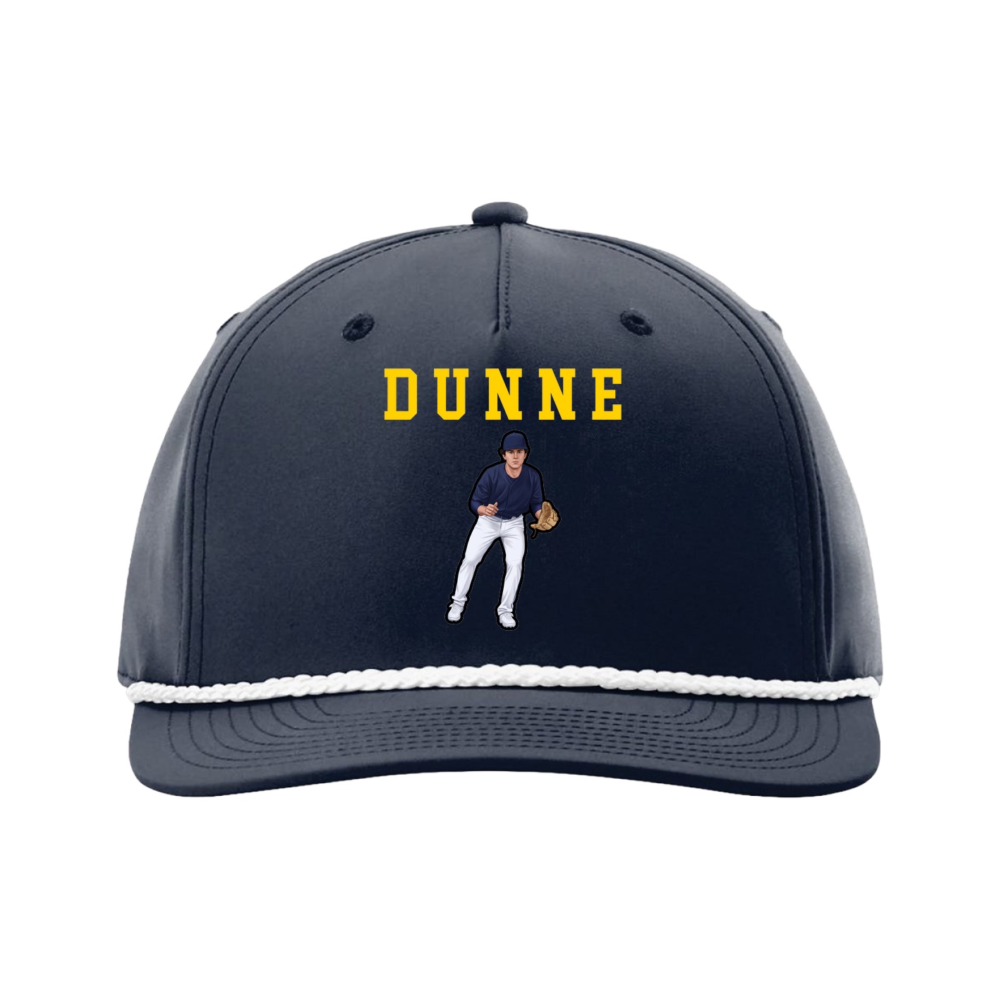 Five-Panel Classic Rope Cap — Shirsey in Navy