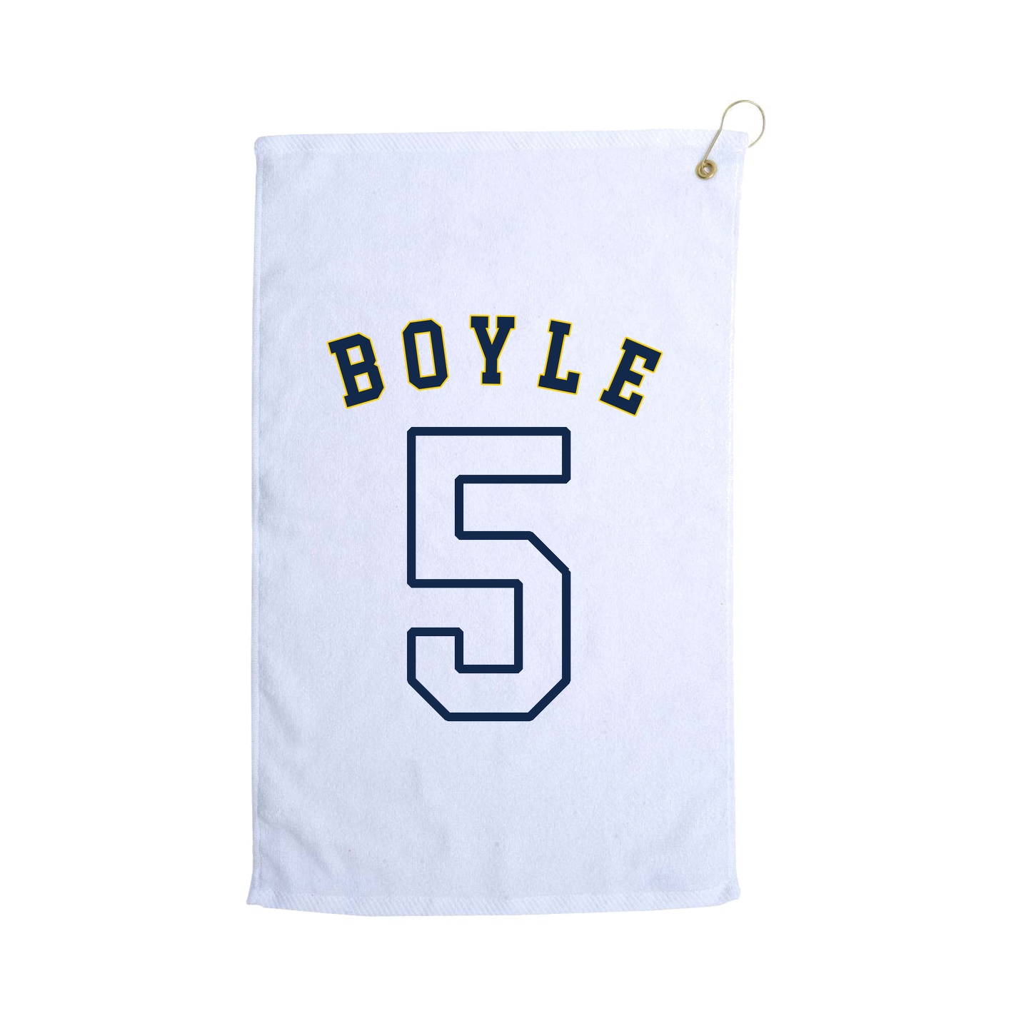 Golf Towel — Shirsey Arch in White