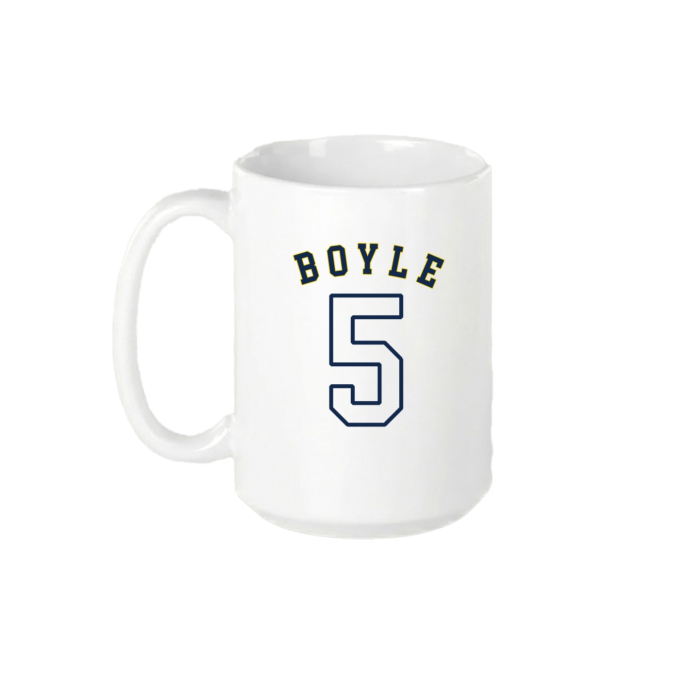 15oz Coffee Mug — Shirsey Arch in White