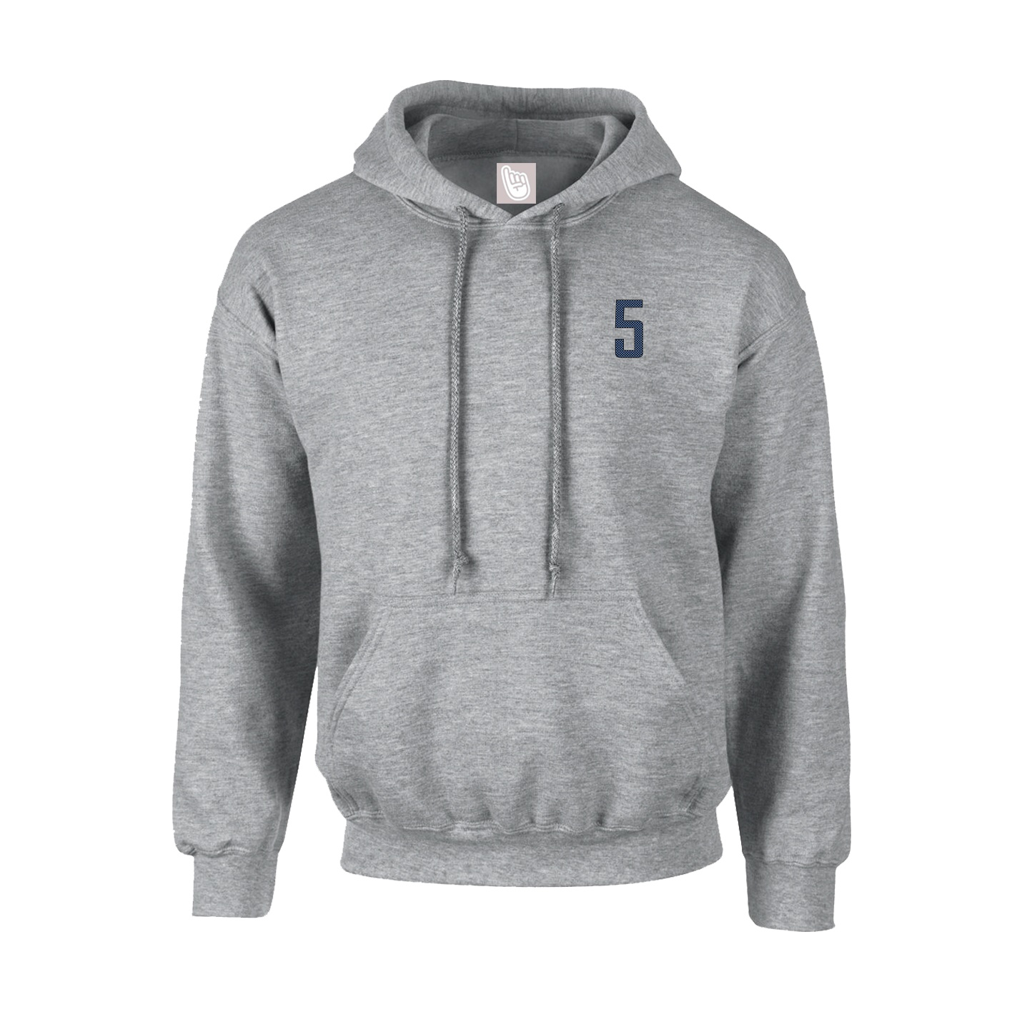Hoodie — Front Shirsy in Grey