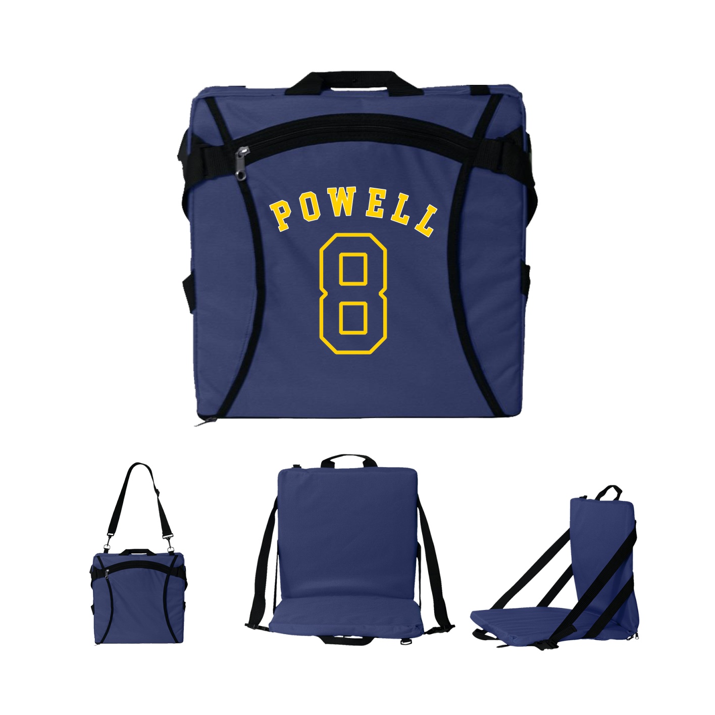 Folding Stadium Seat — Shirsey Arch in Navy