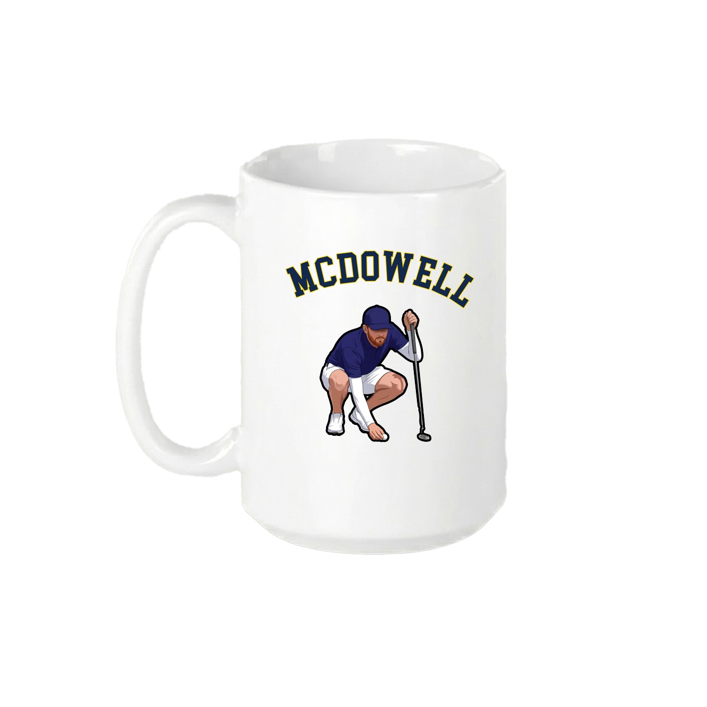15oz Coffee Mug — Shirsey Arch in White