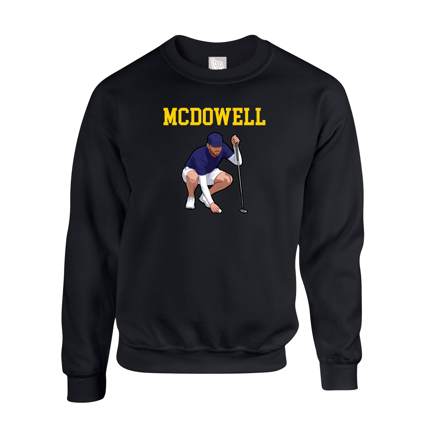 Fleece Crew — Shirsey in Black