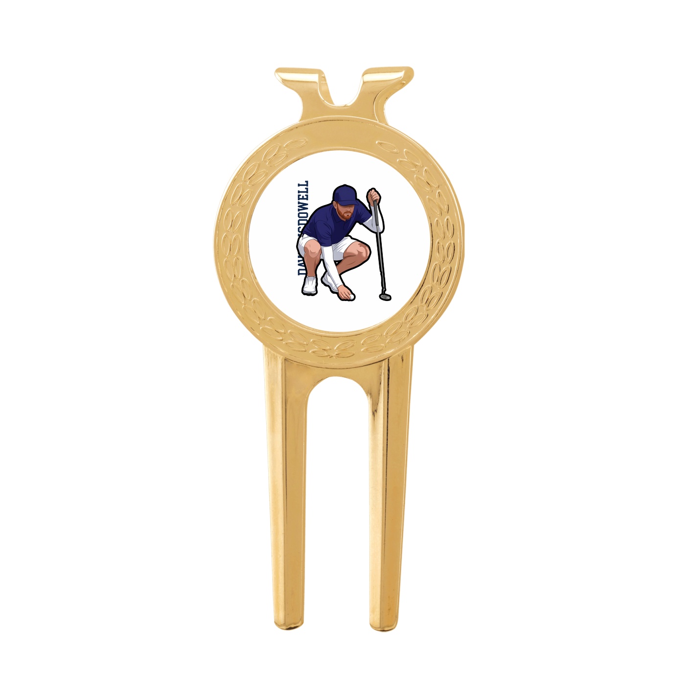 Divot Tool with Ball Marker — Name Vertical in Classic