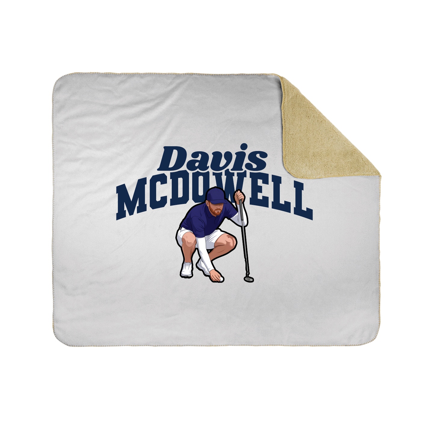Throw Blanket — Signature Arch in White