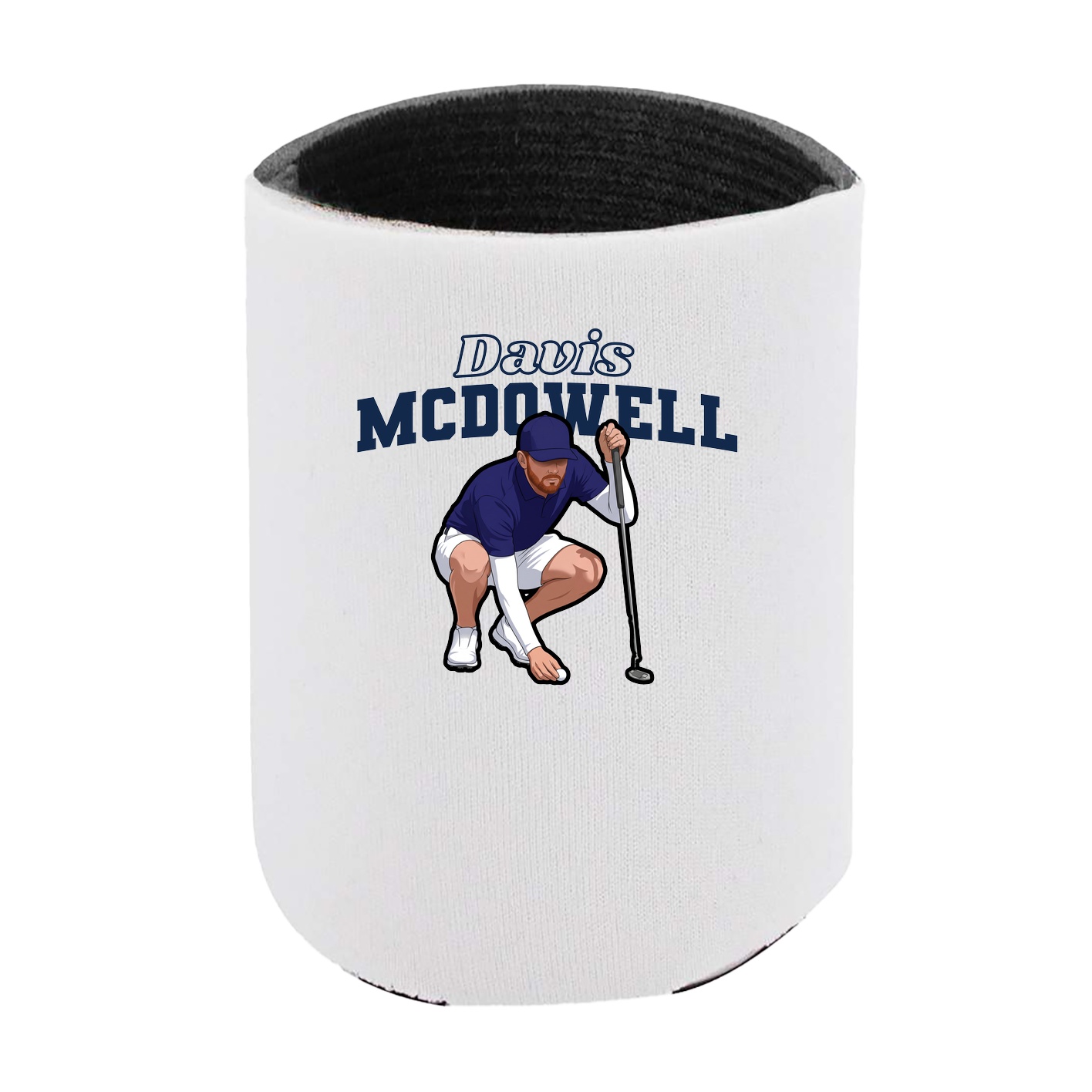 Can Holder — Name Arch in White