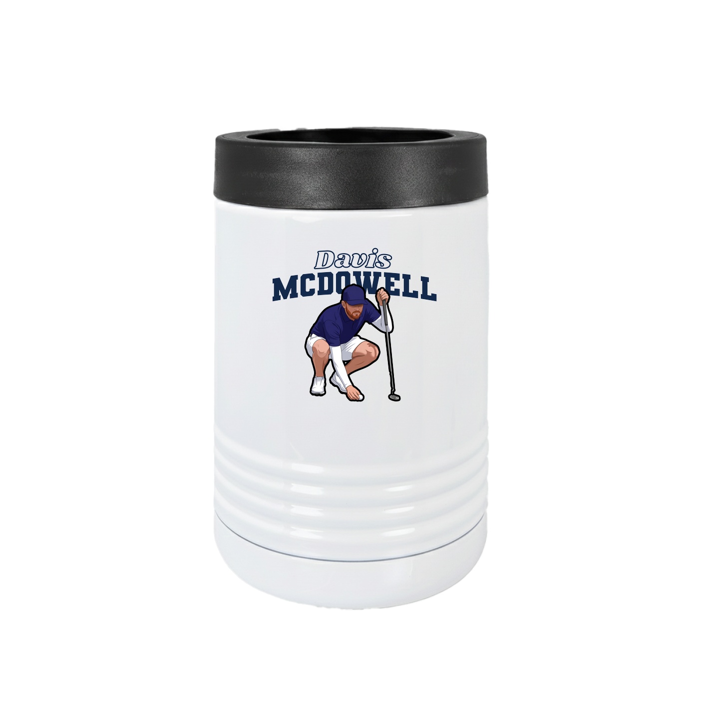 Beverage Holder — Name Arch in White