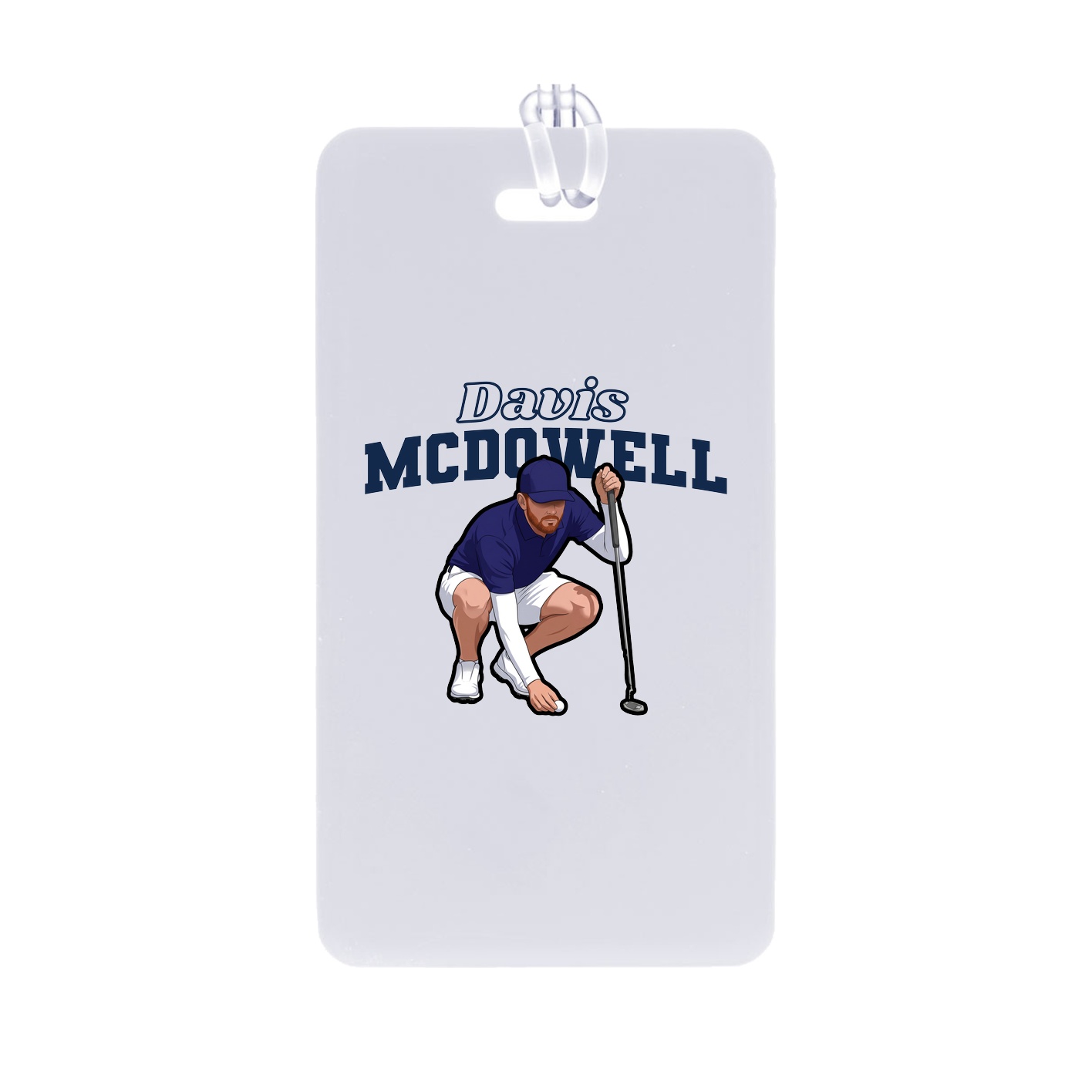 Bag Tag — Name Arch in Classic