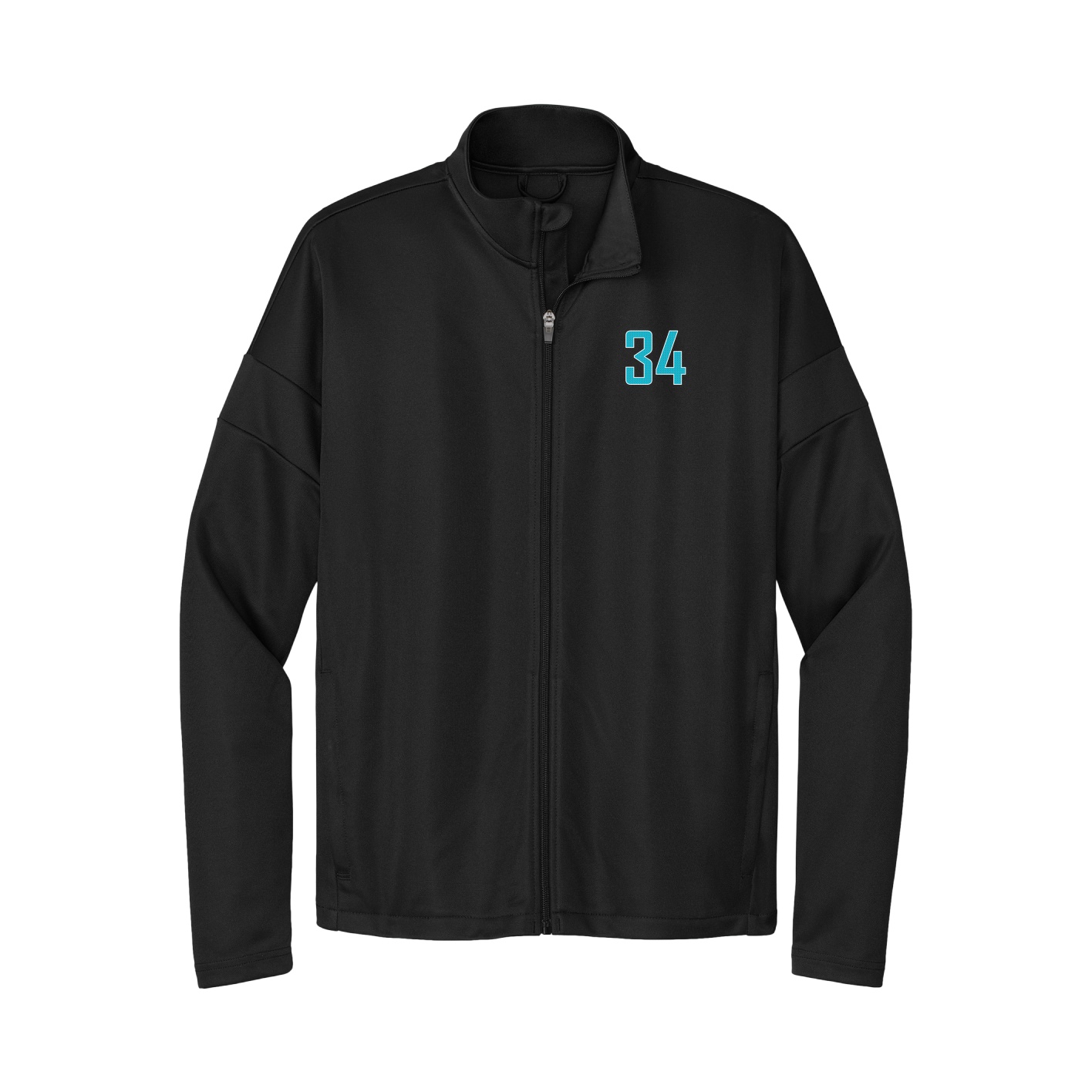 Team Travel Full-Zip Jacket — Front Shirsy in Black
