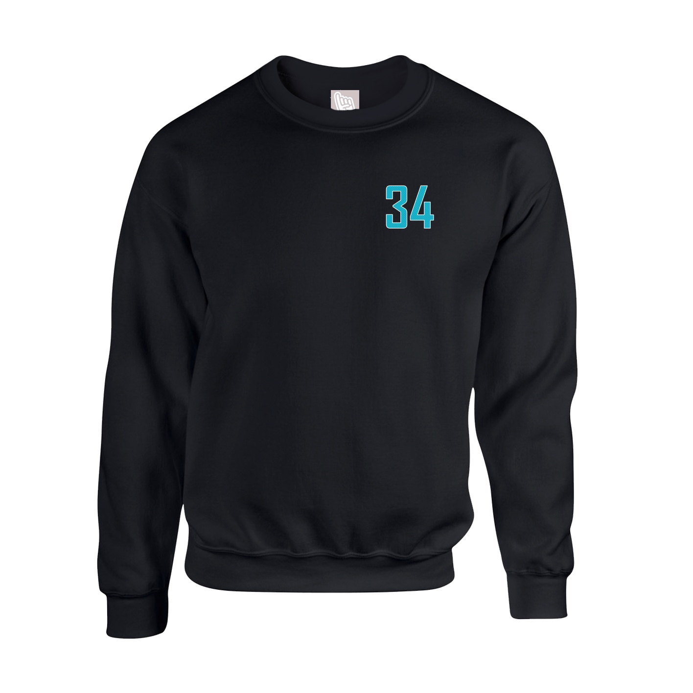 Fleece Crew — Front Shirsy in Black