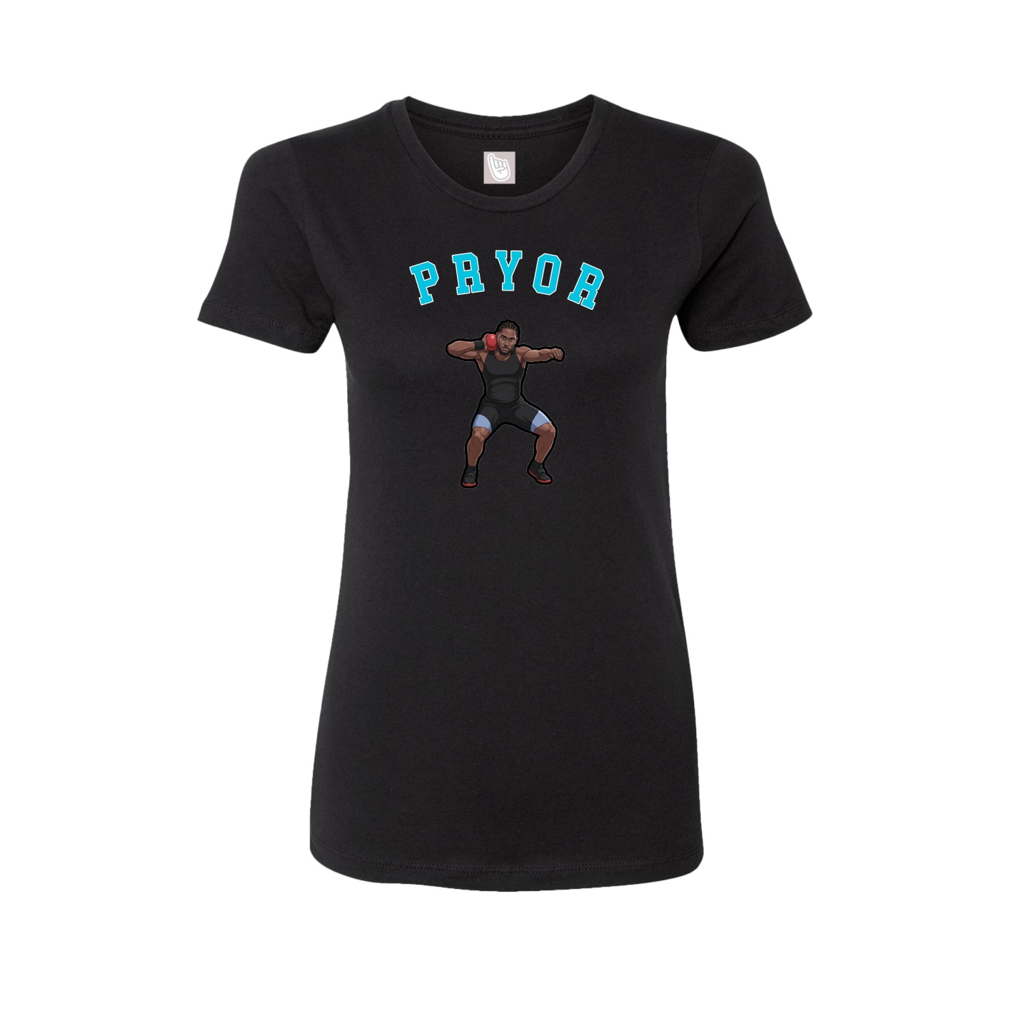 Fitted Women's Tee — Shirsey Arch in Black
