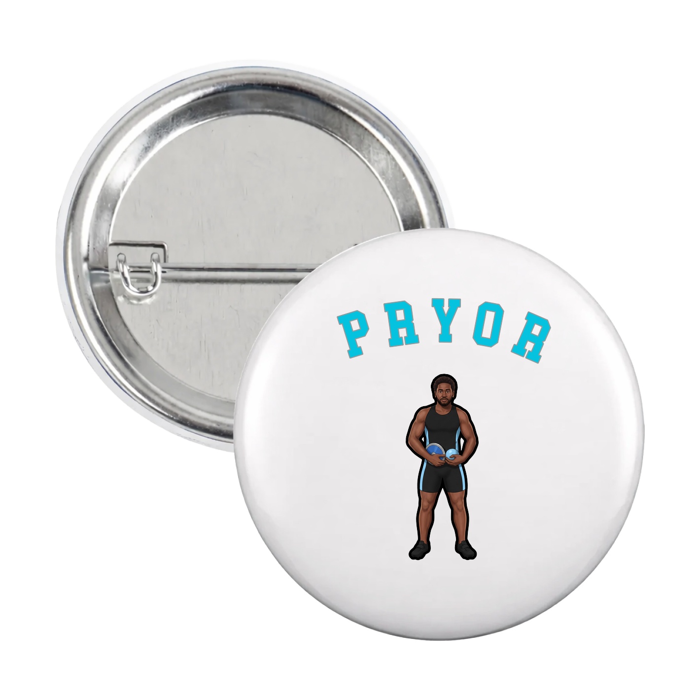 Game Day Button — Shirsey Arch in White
