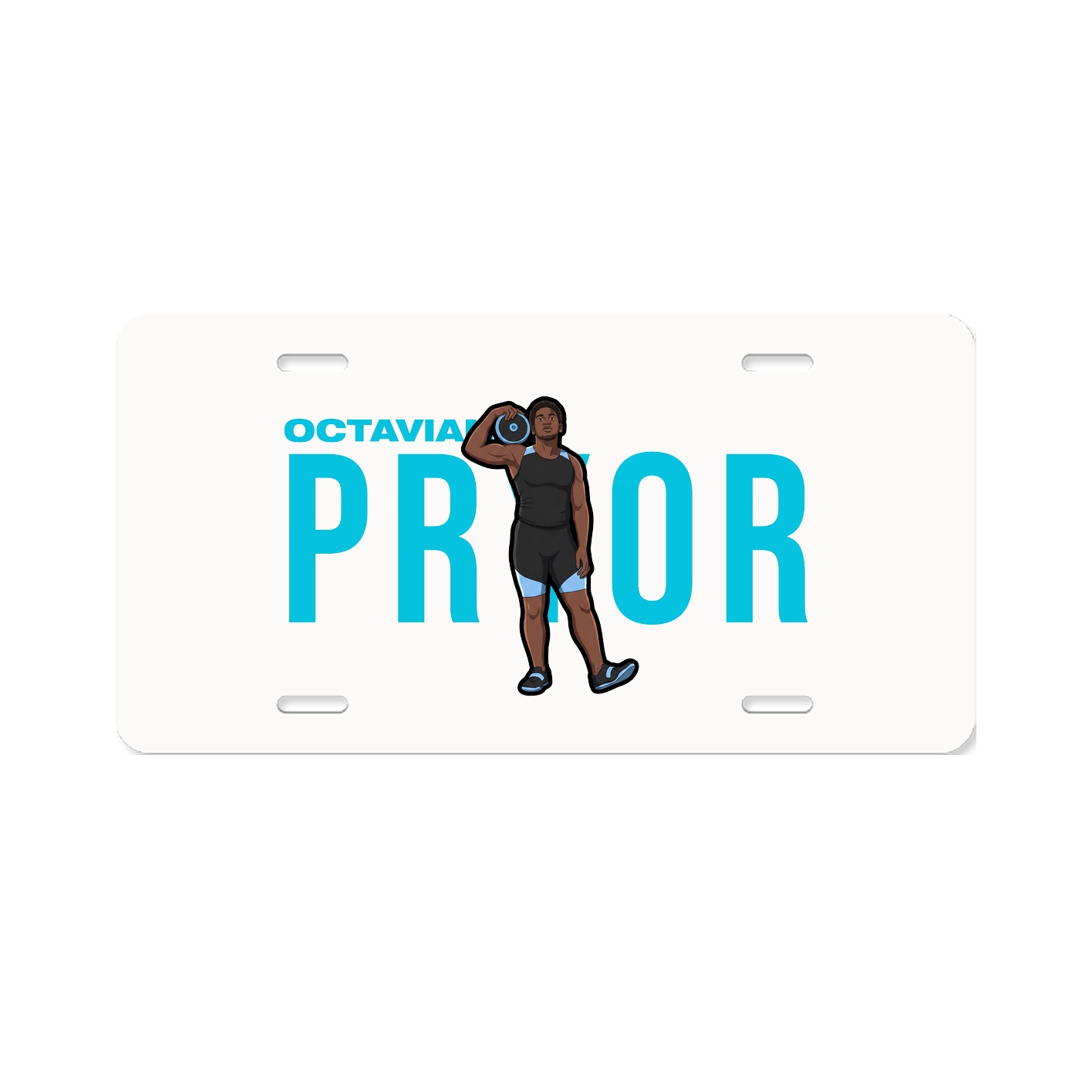 License Plate — Player Name in Classic