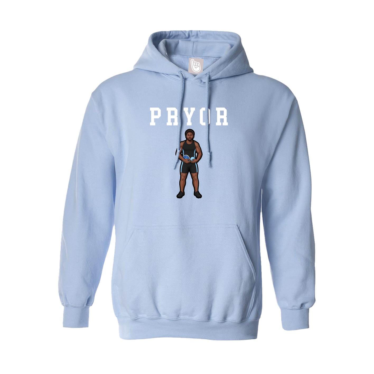 Hoodie — Shirsey in Light Blue