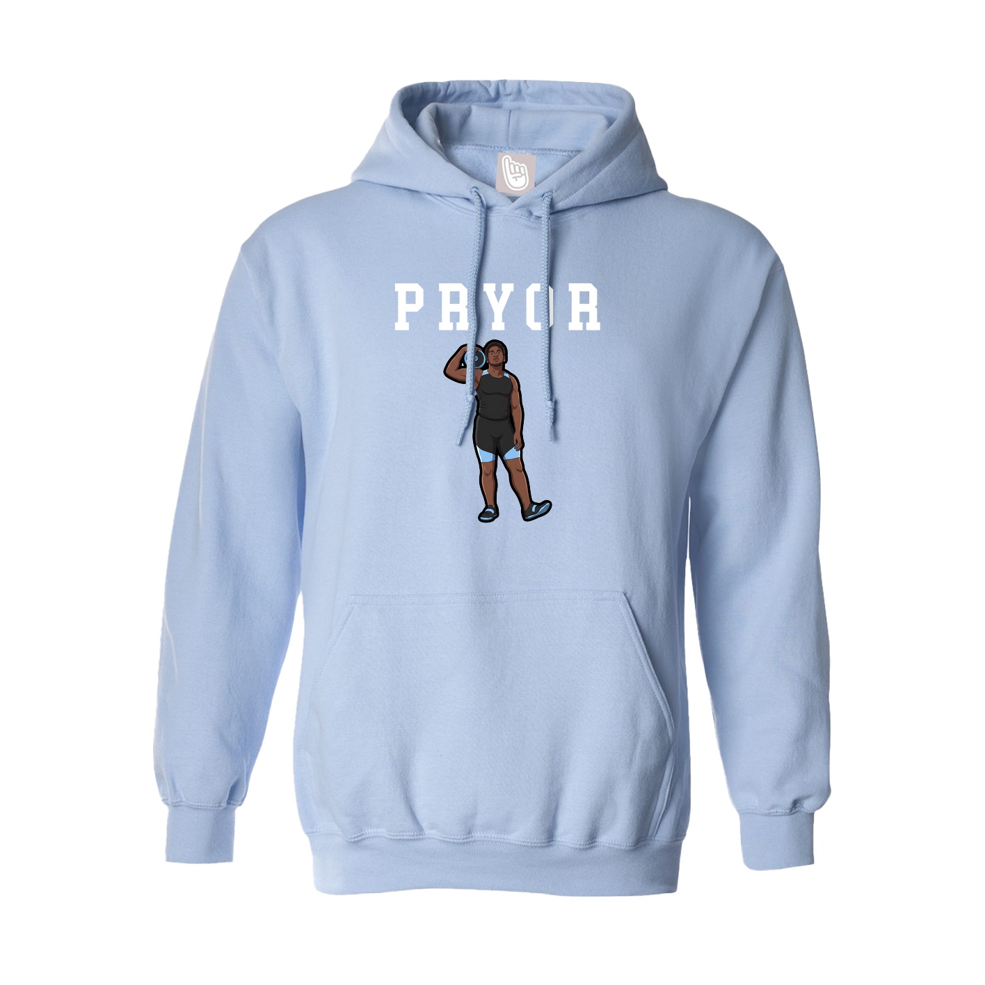 Hoodie — Shirsey in Light Blue