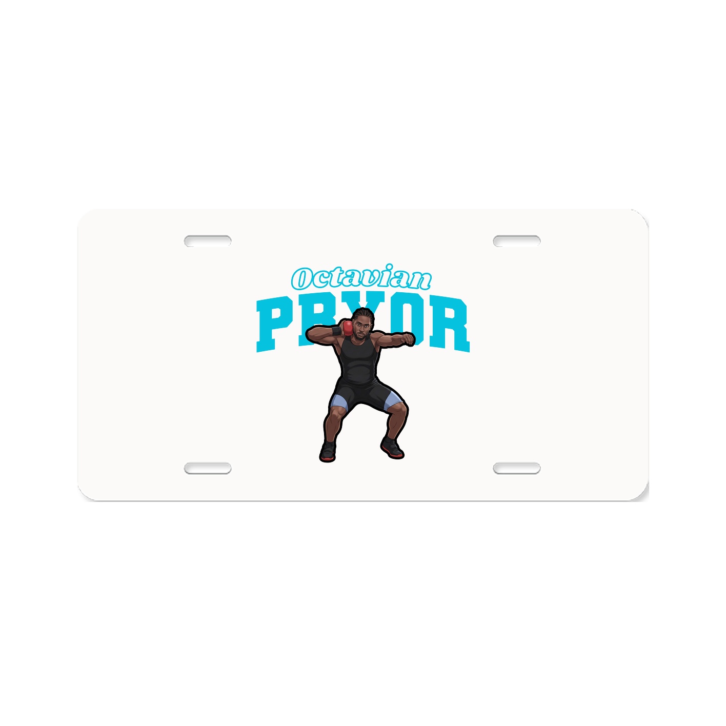 License Plate — Name Arch in Classic