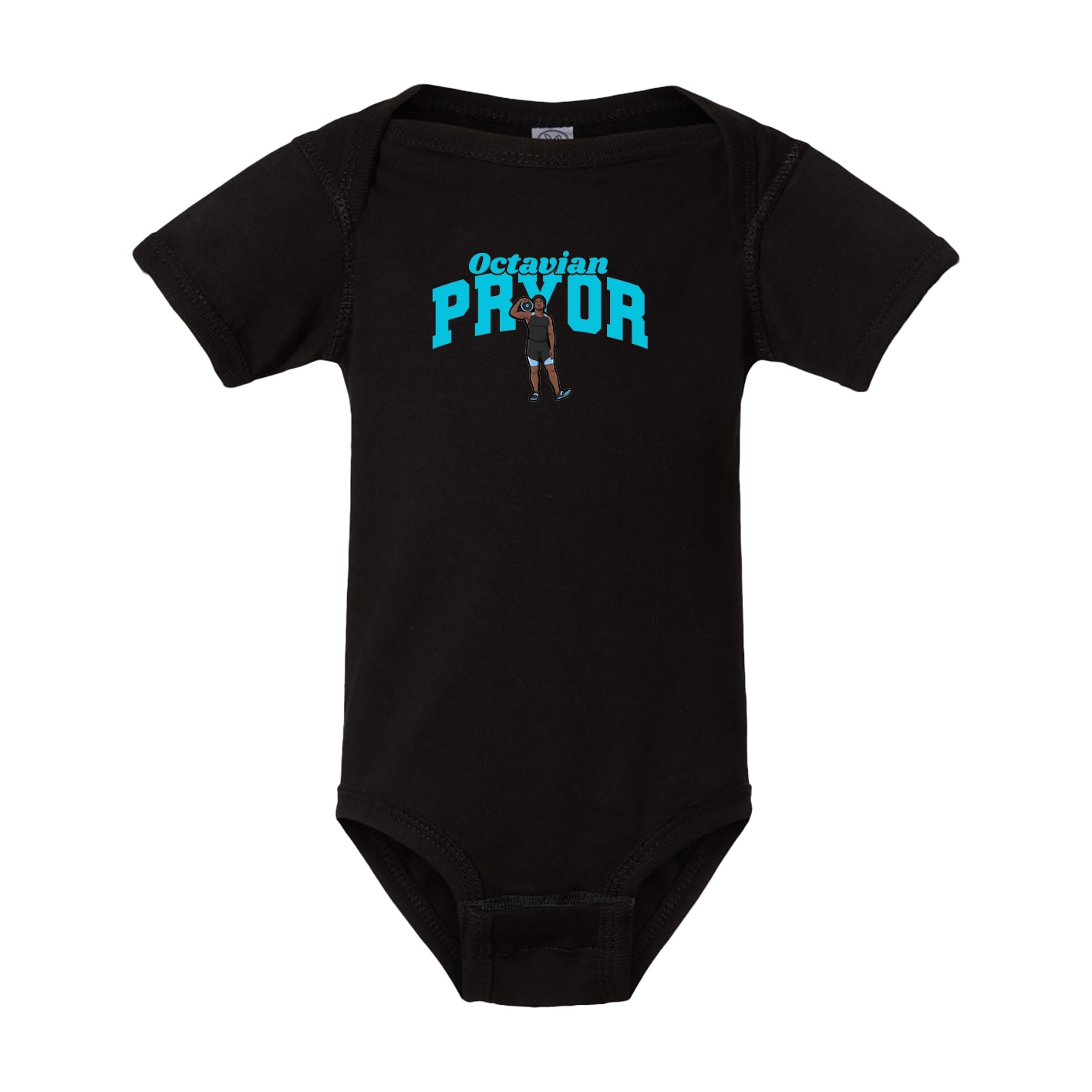 Baby Onesie — Signature Arch in Black