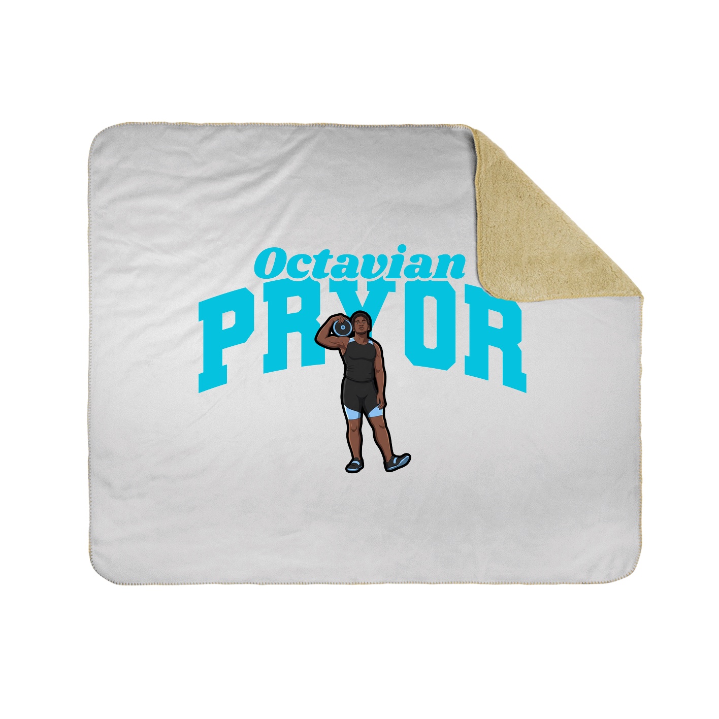 Throw Blanket — Signature Arch in White