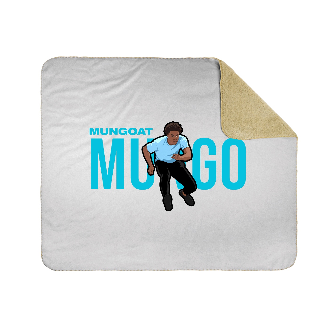 Throw Blanket — Player Name in White