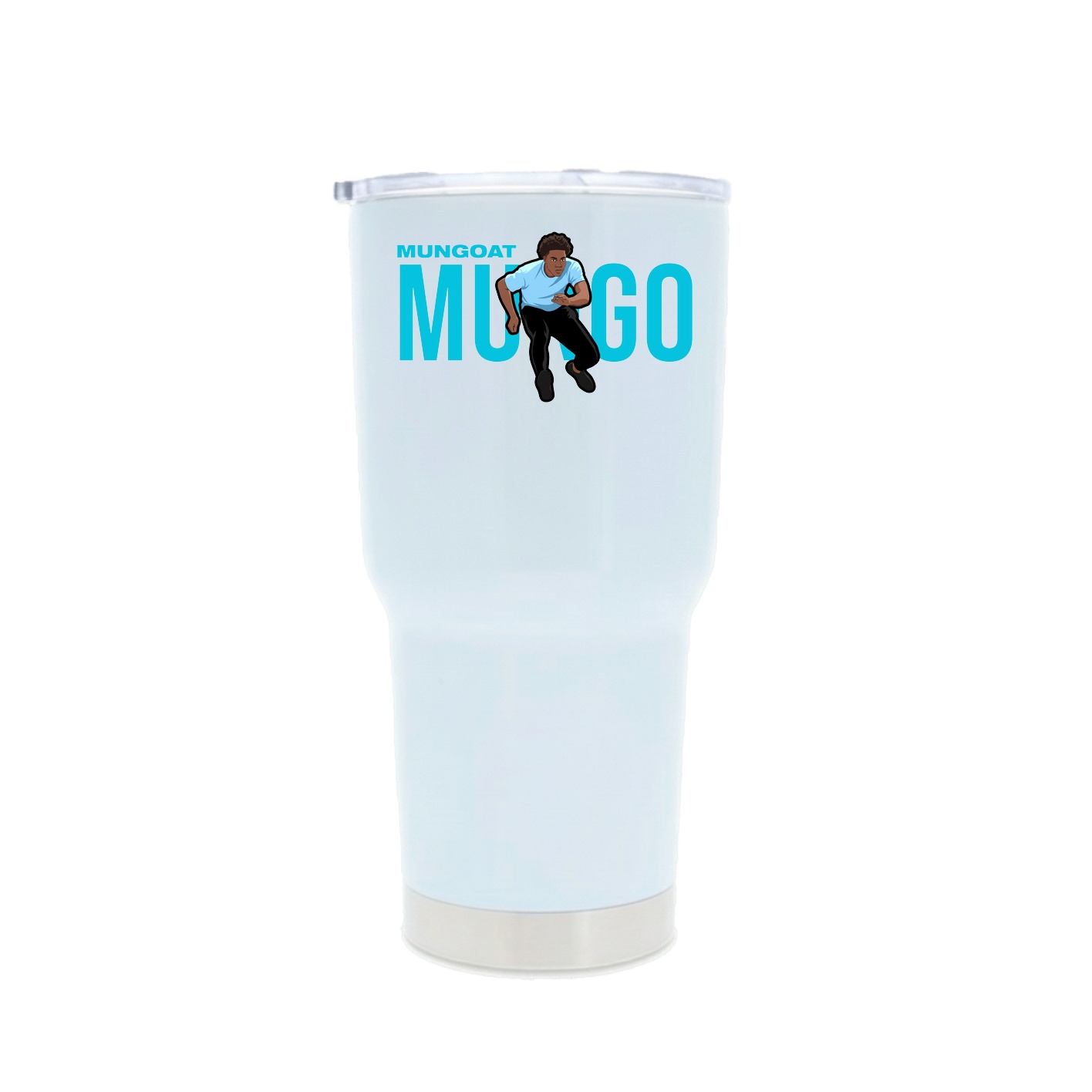 30oz Stainless Steel Tumbler — Player Name in White