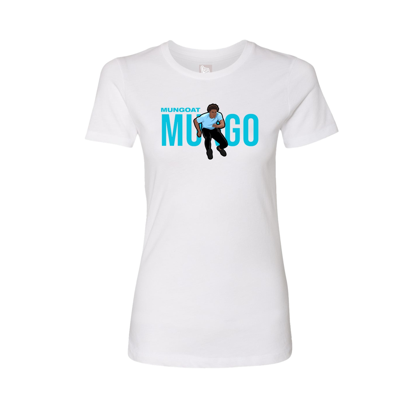 Fitted Women's Tee — Player Name in White