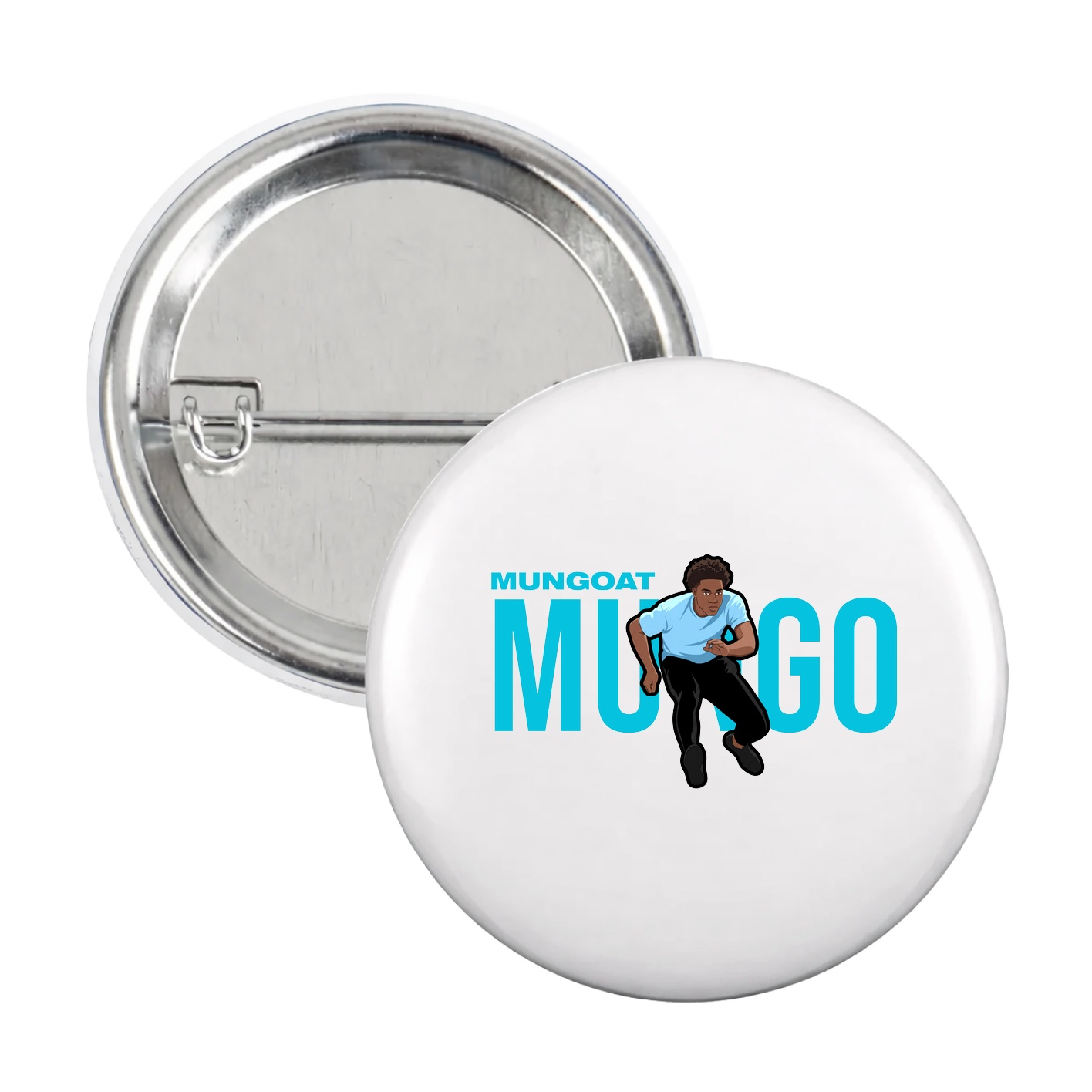 Game Day Button — Player Name in White