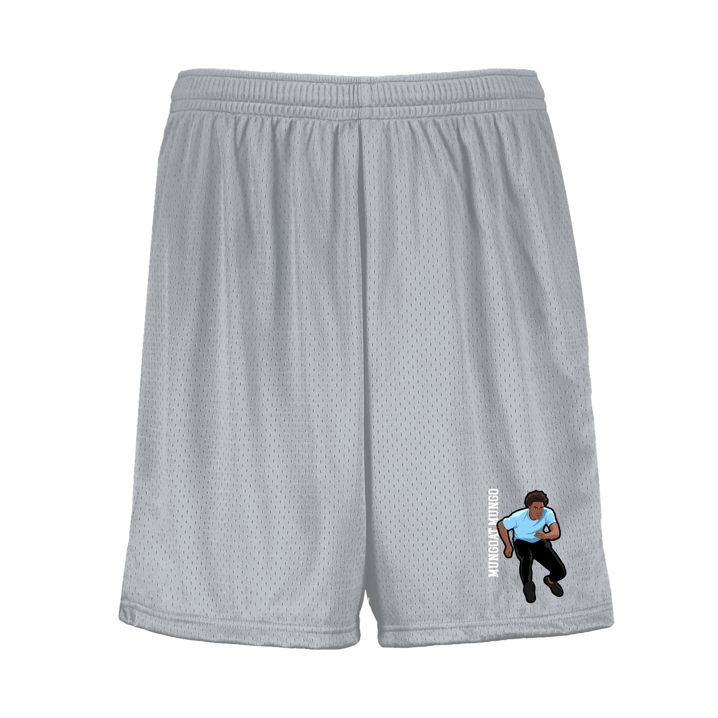 Shorts — Name Vertical in Silver
