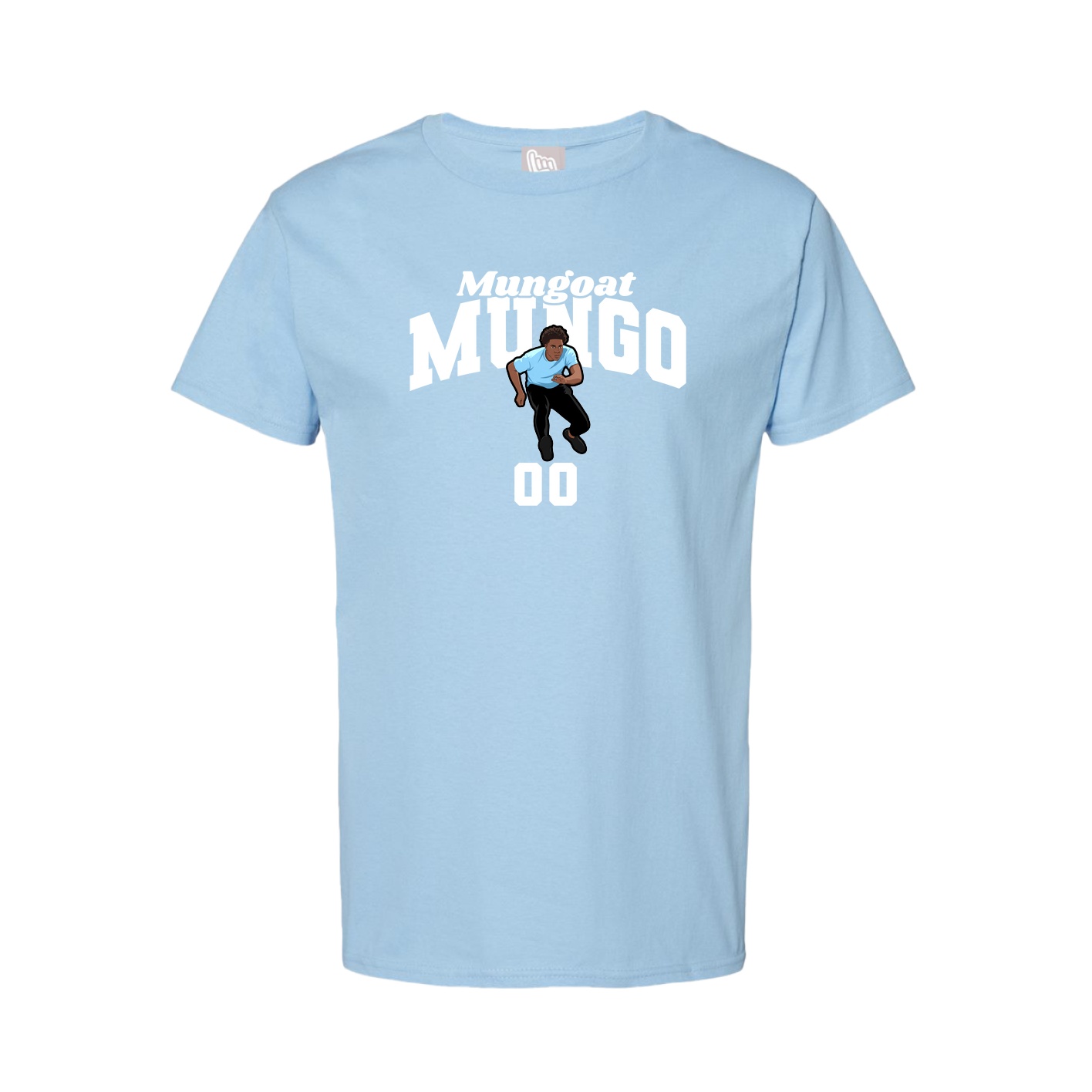 Youth Tee — Signature Arch in Light Blue