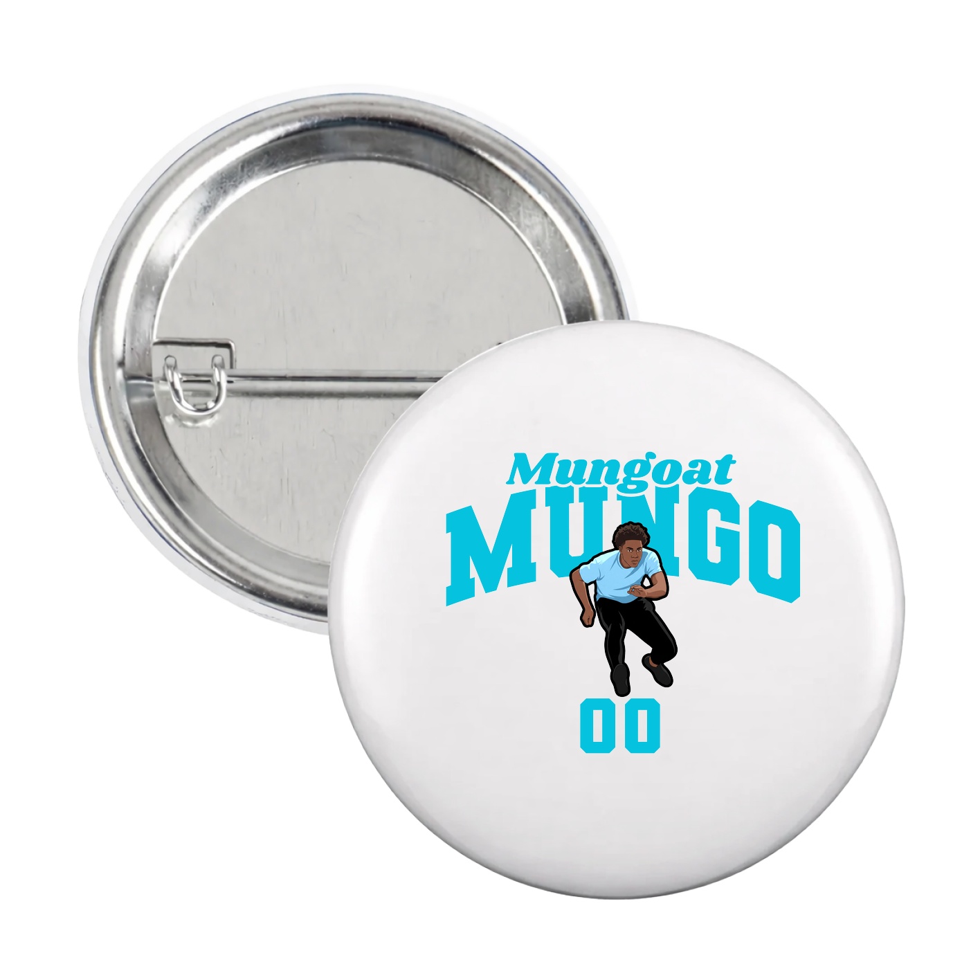 Game Day Button — Signature Arch in White