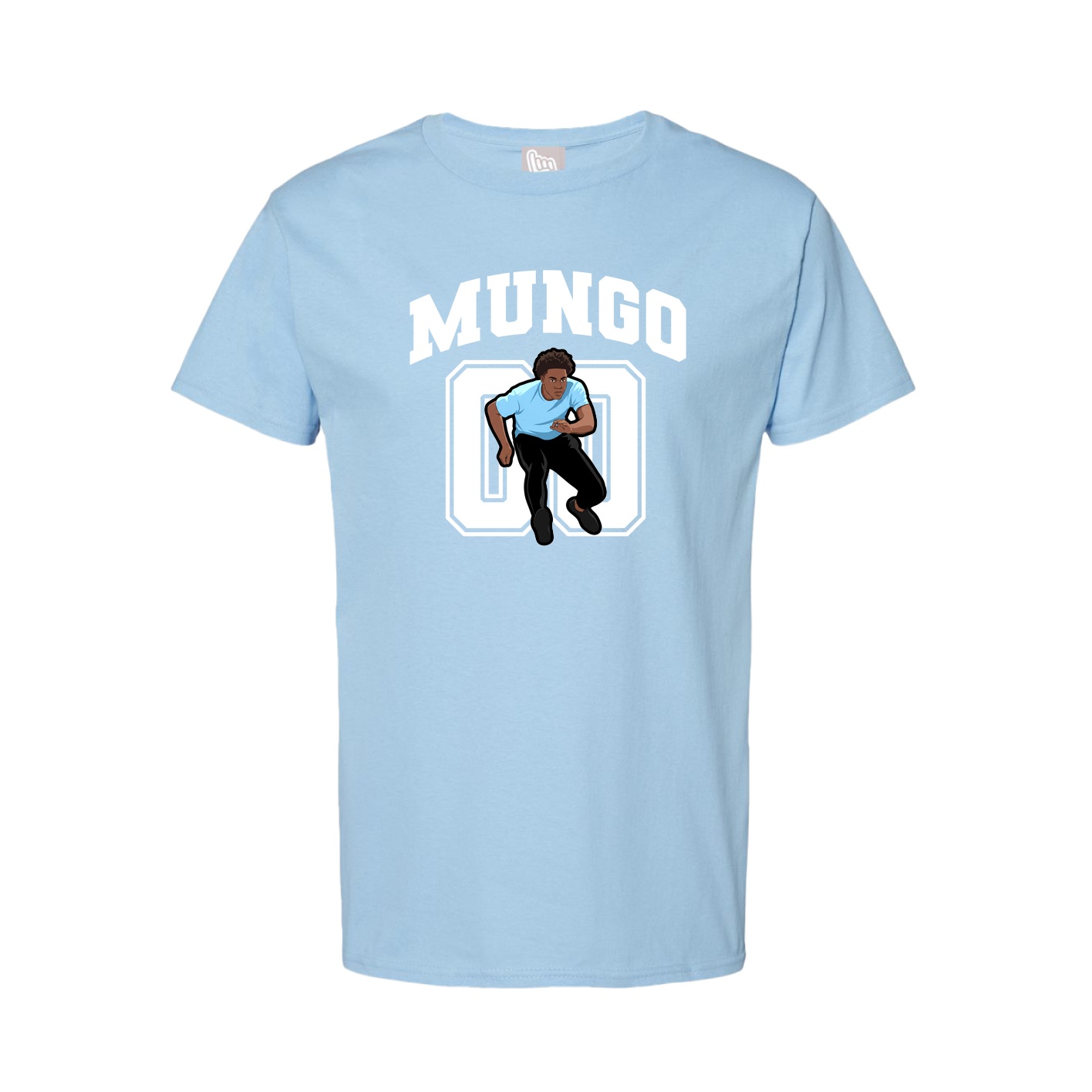 Tee — Number in Light Blue