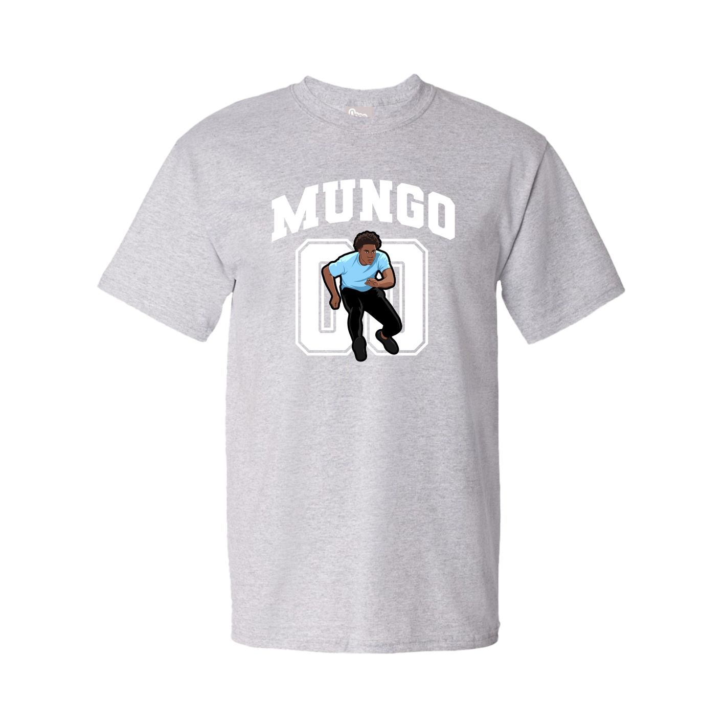 Youth Tee — Number in Grey