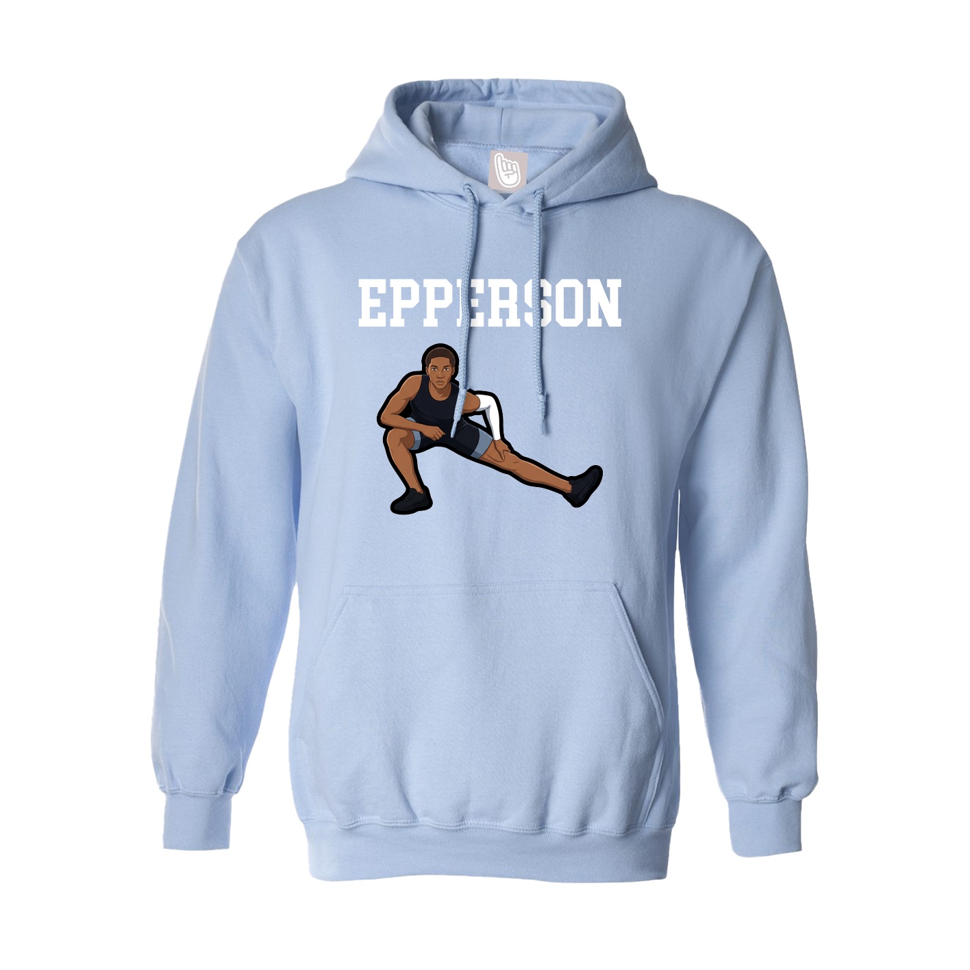 Hoodie — Shirsey in Light Blue