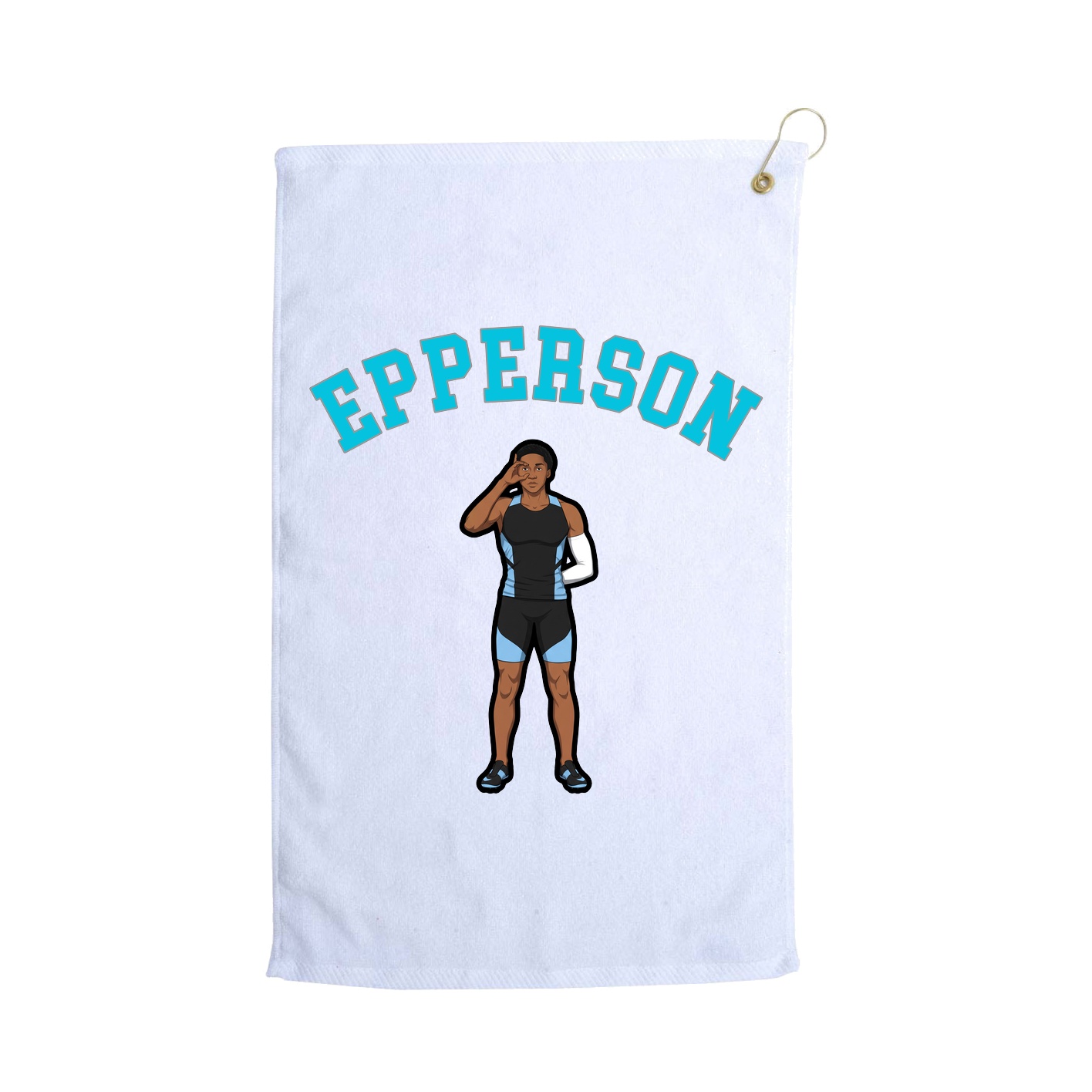 Golf Towel — Shirsey Arch in White