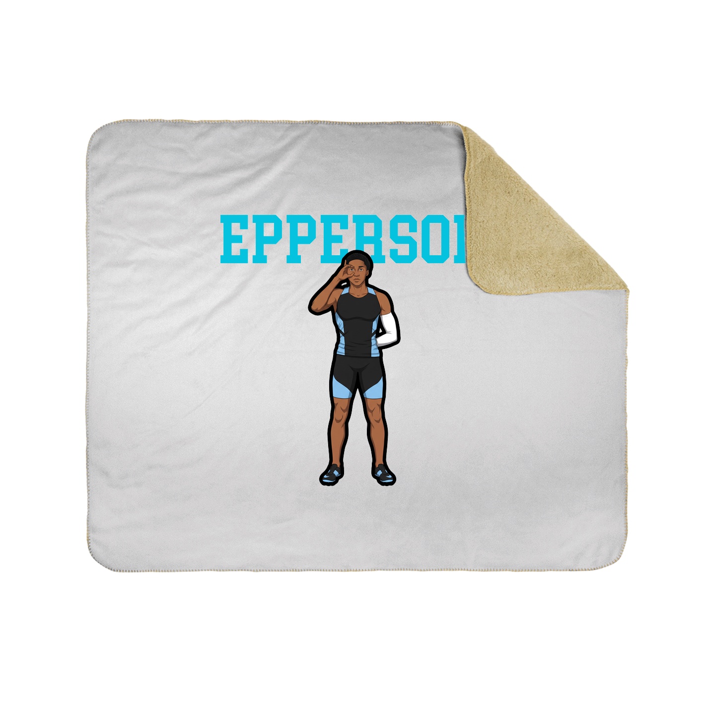 Throw Blanket — Shirsey in White