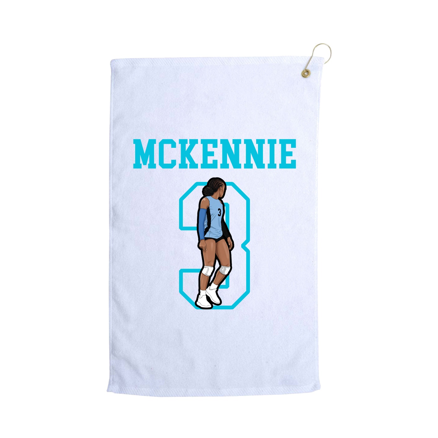 Golf Towel — Shirsey in White