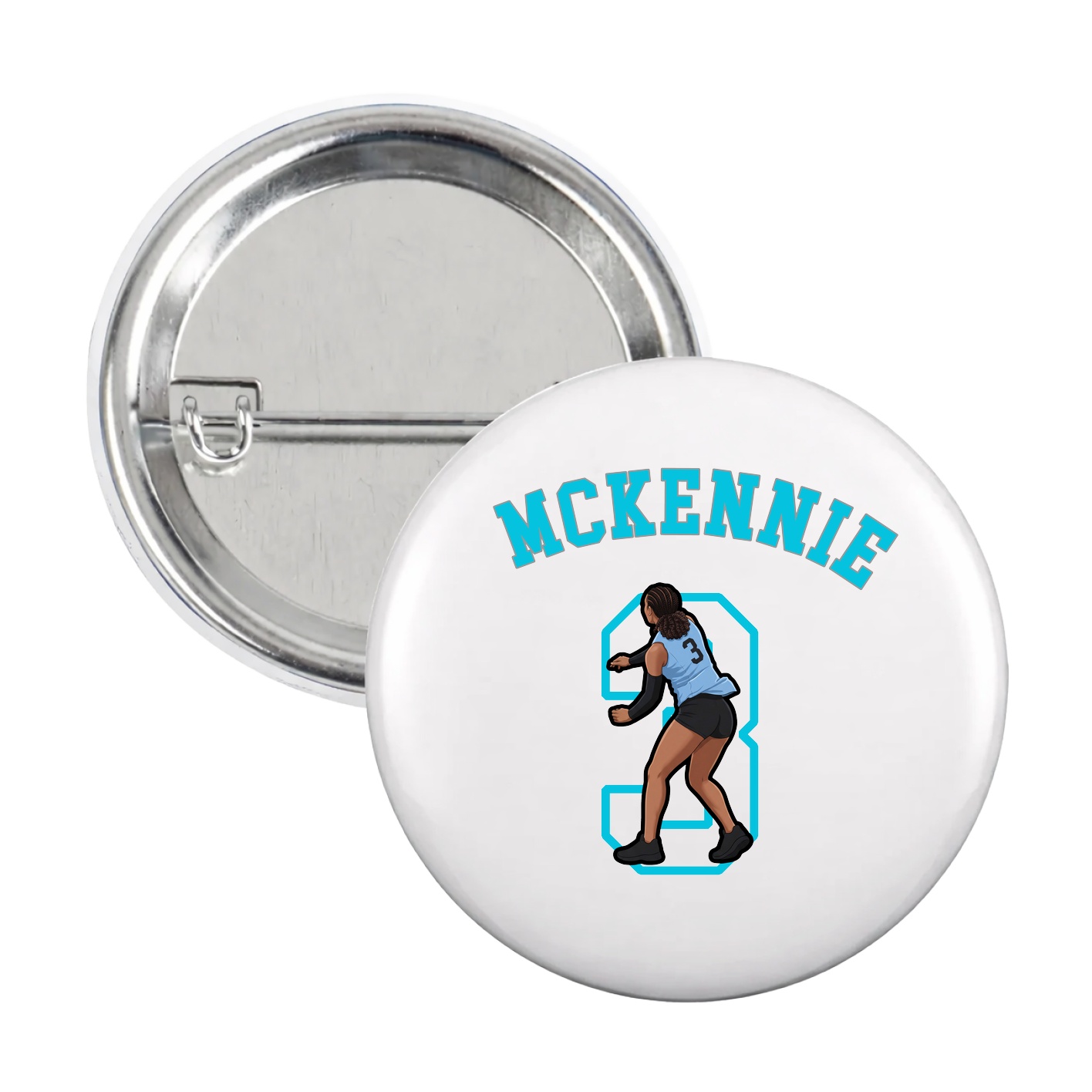 Game Day Button — Shirsey Arch in White