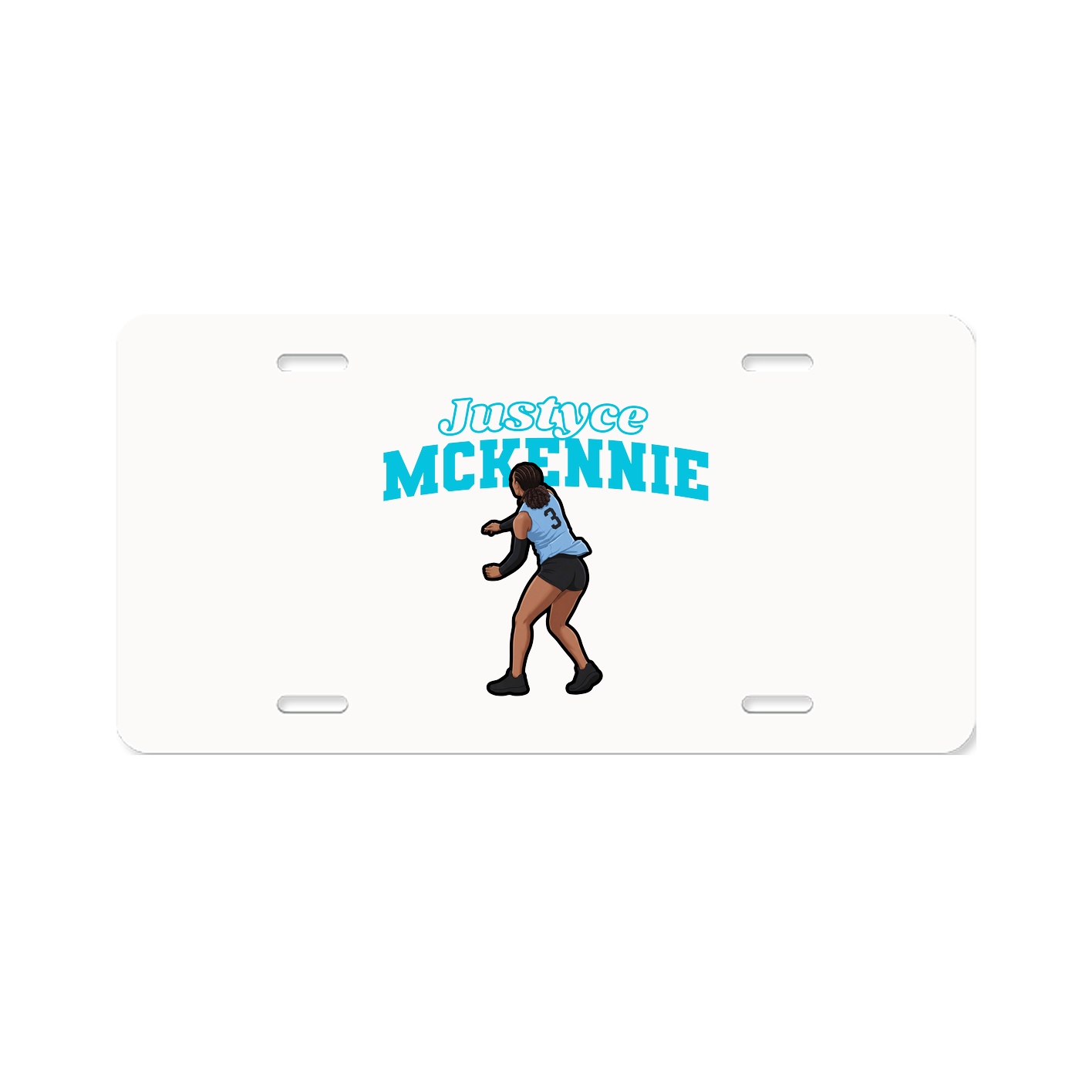 License Plate — Name Arch in Classic